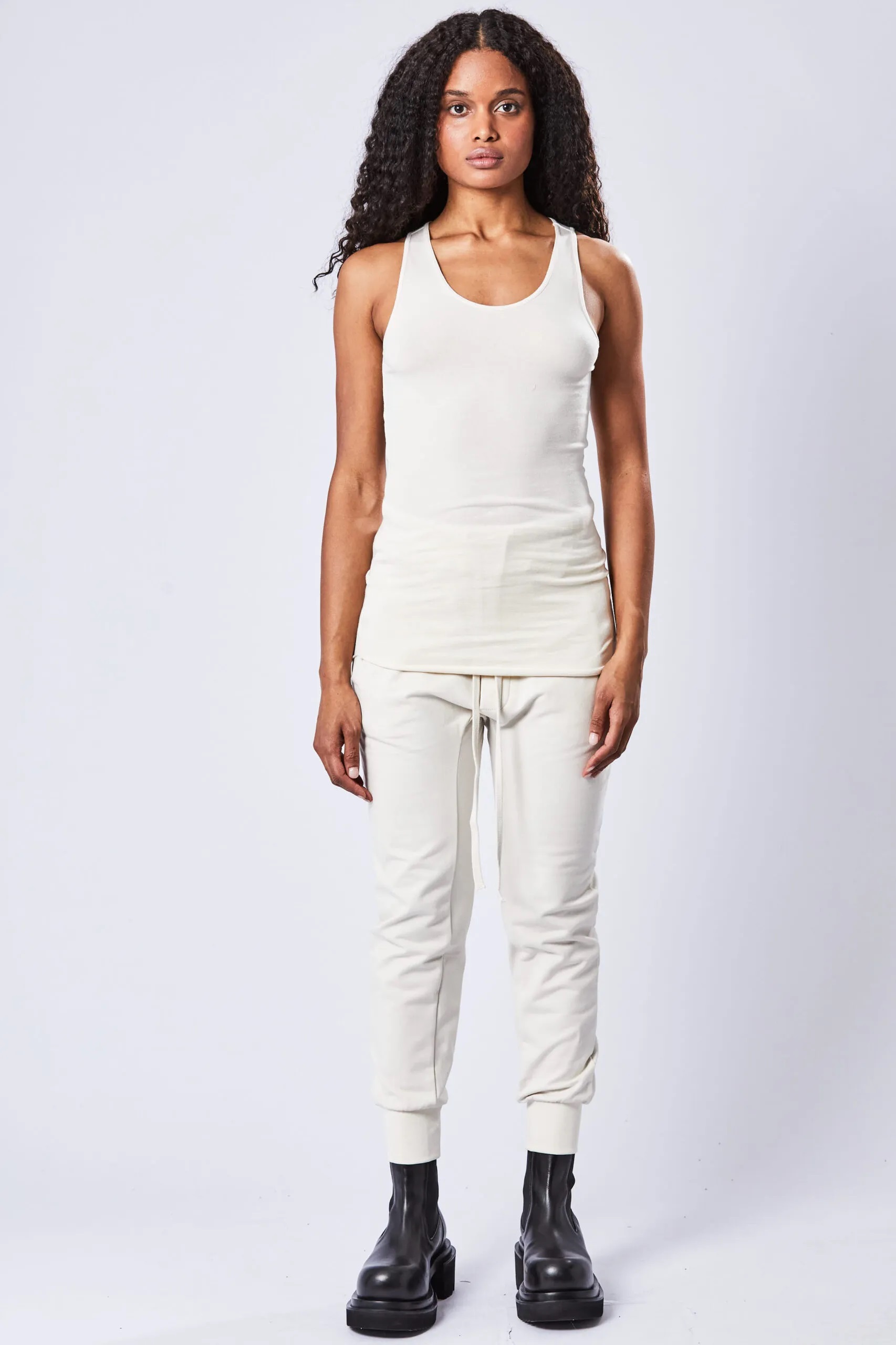 THOM KROM Tank Top in Bone M