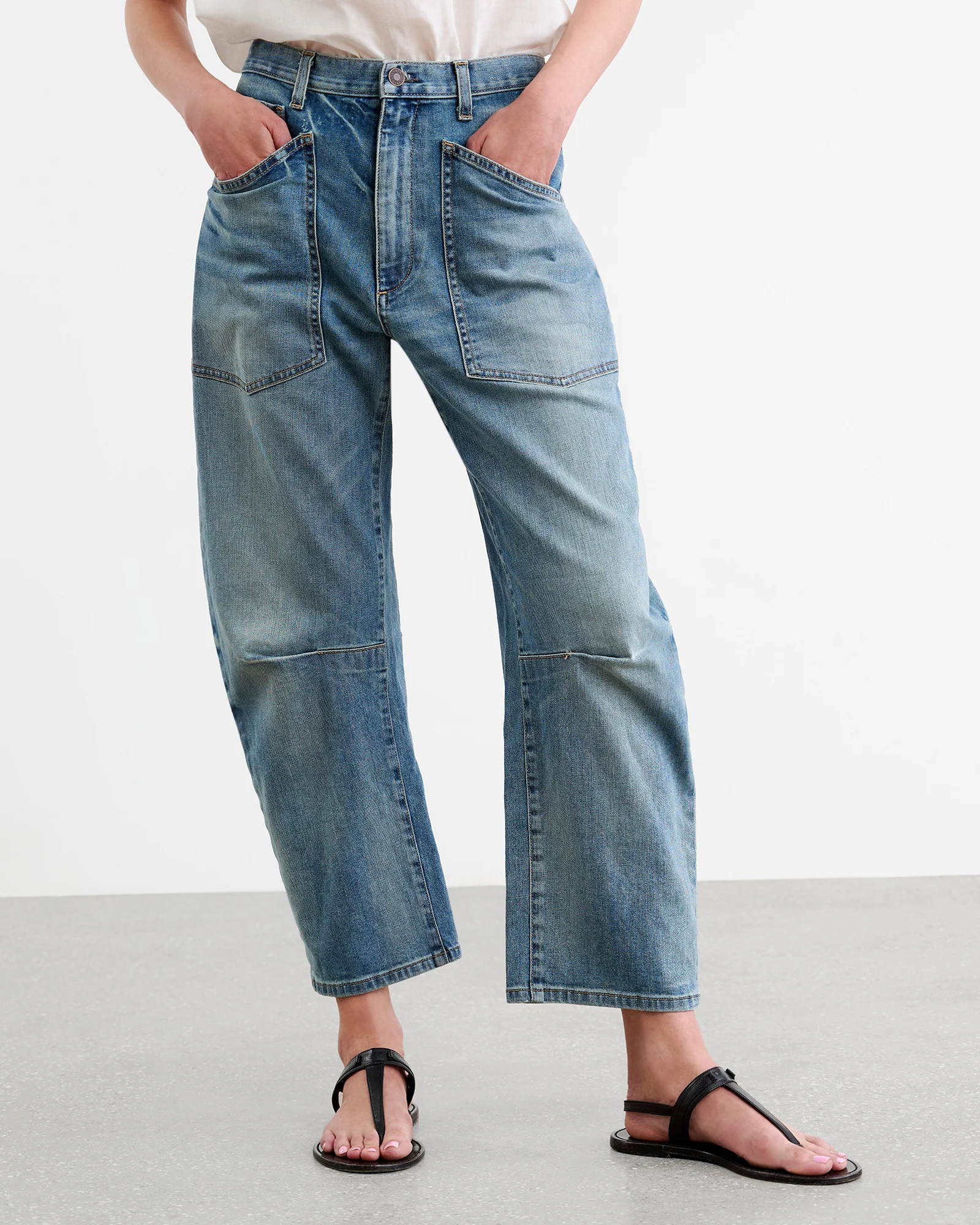 NILI LOTAN Shon Jeans in Summer Wash 32