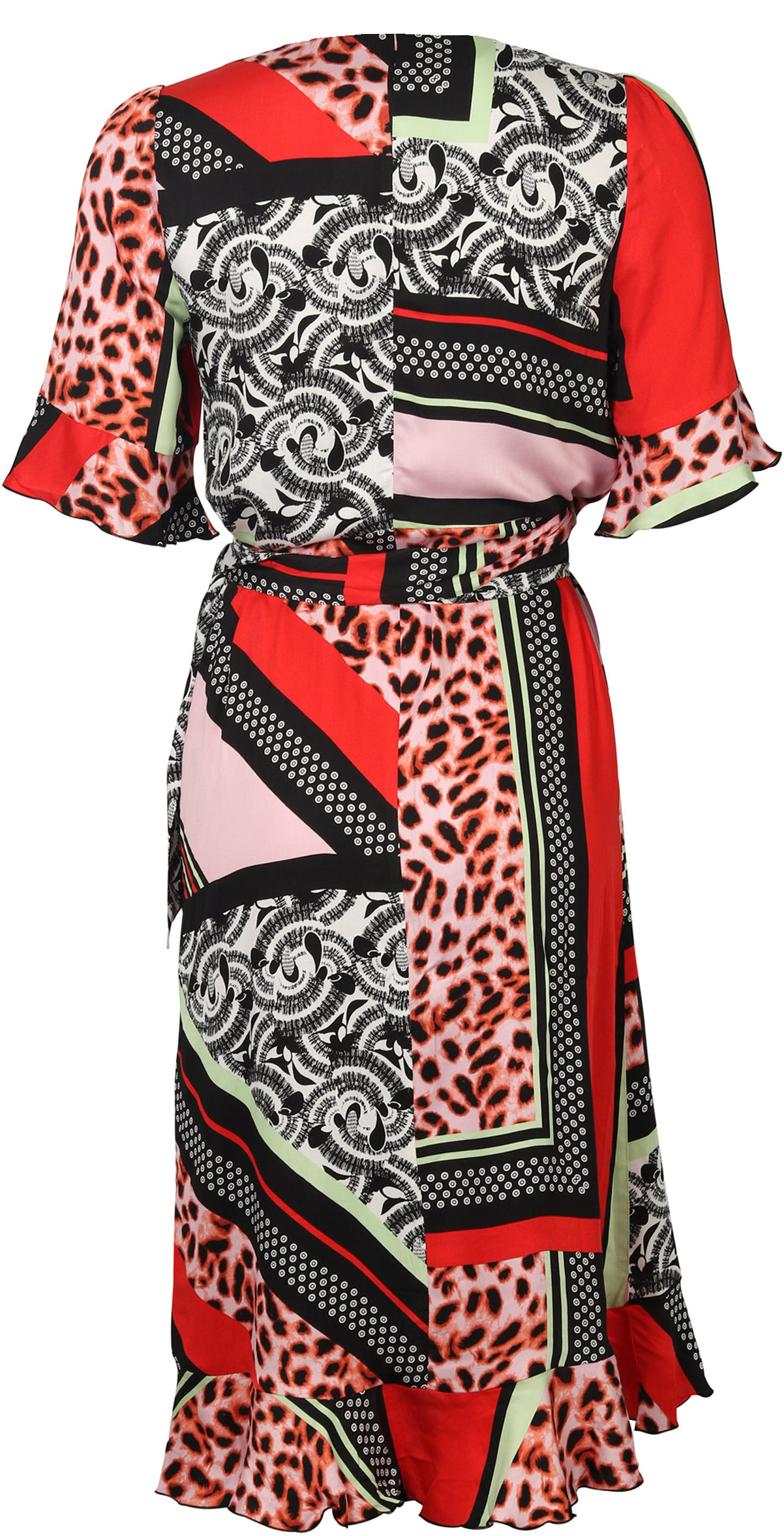 Summum Dress Patchwork Print