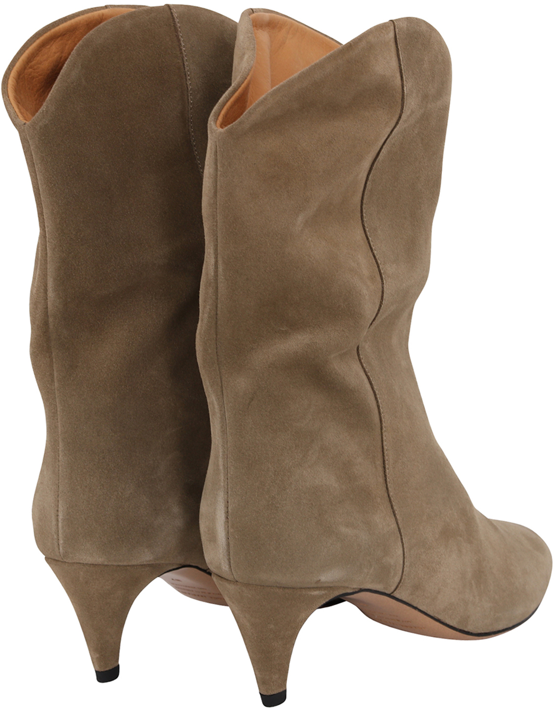 Isabel Marant High Boots Dernee Taupe Suede 39