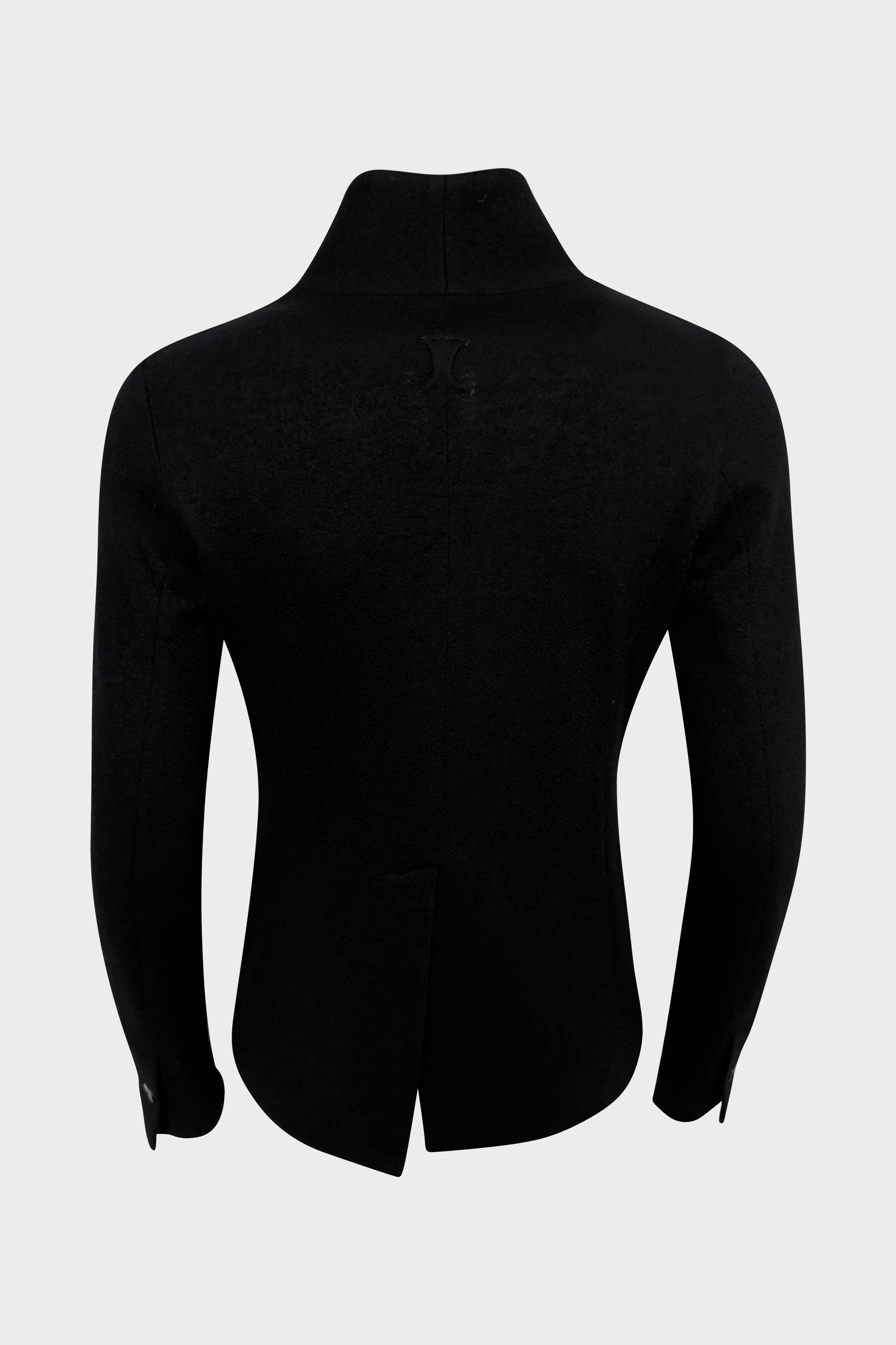 HANNES ROETHER Wool Jacket in Black