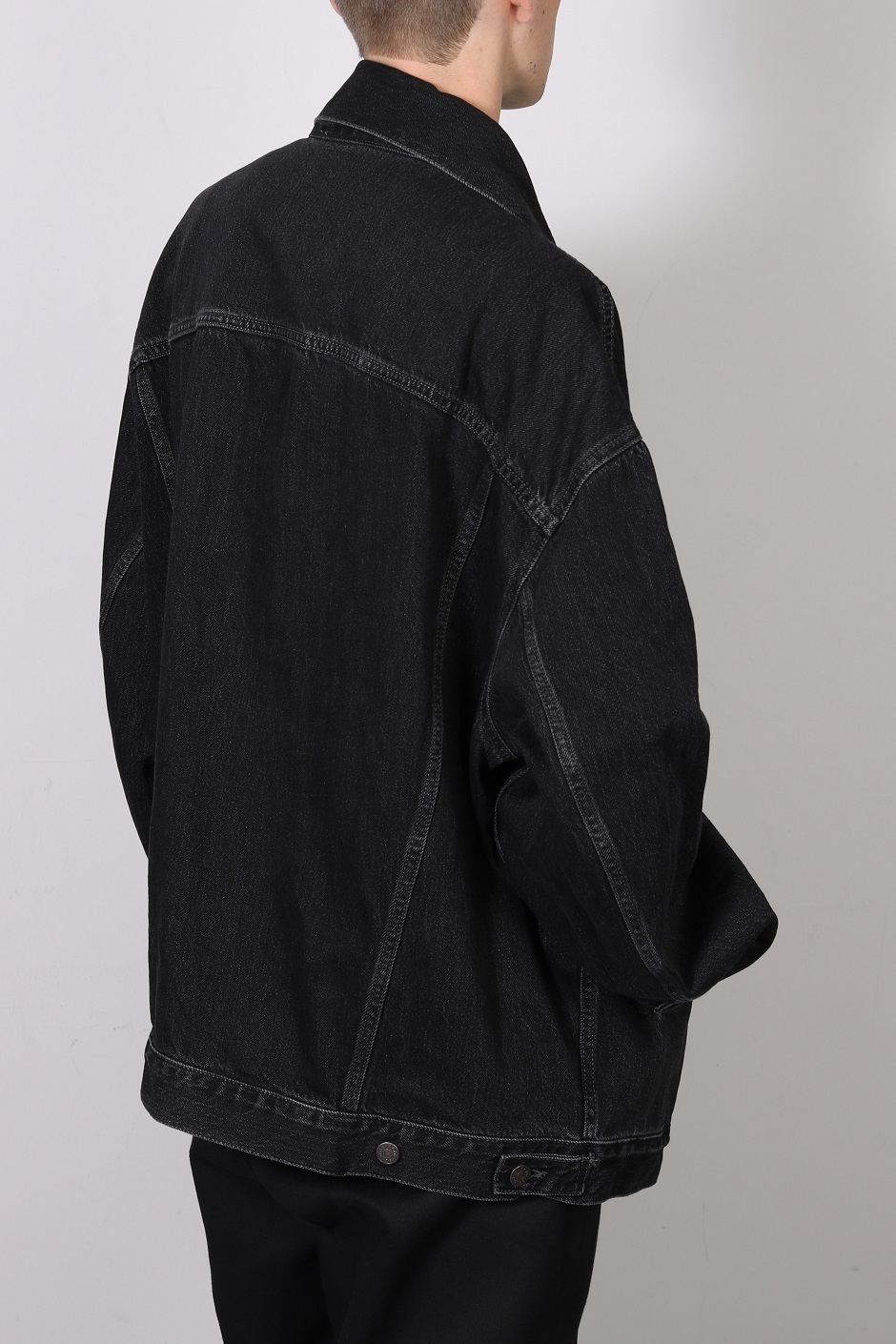 ACNE STUDIOS Loose Fit Denim Jacket in Black XXS/XS