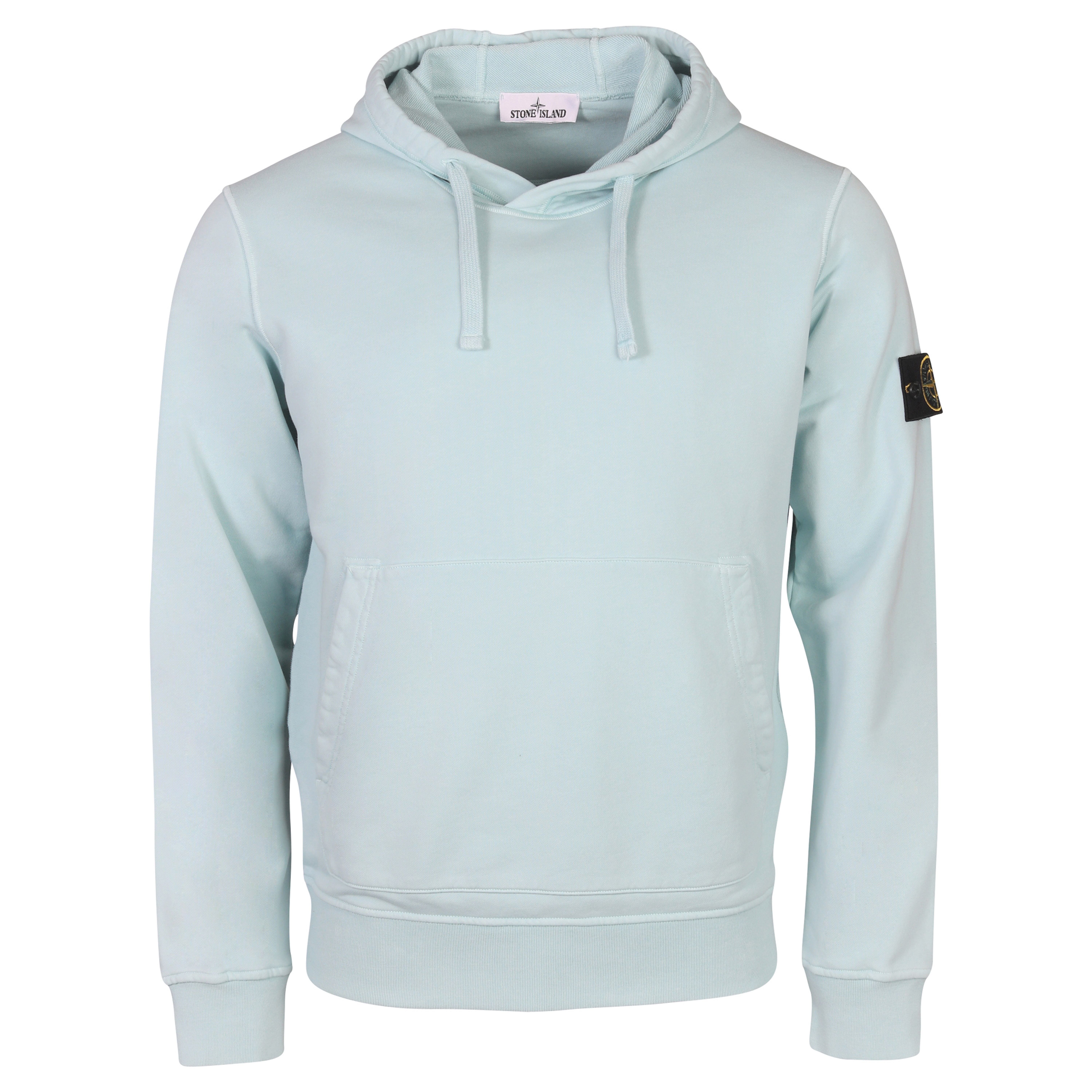 Stone Island Sweat Hoodie in Light Blue