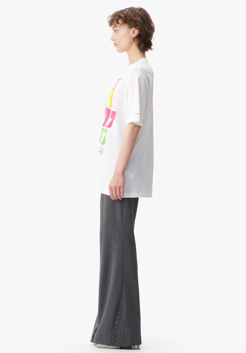 LALA BERLIN T-Shirt Collin in White M