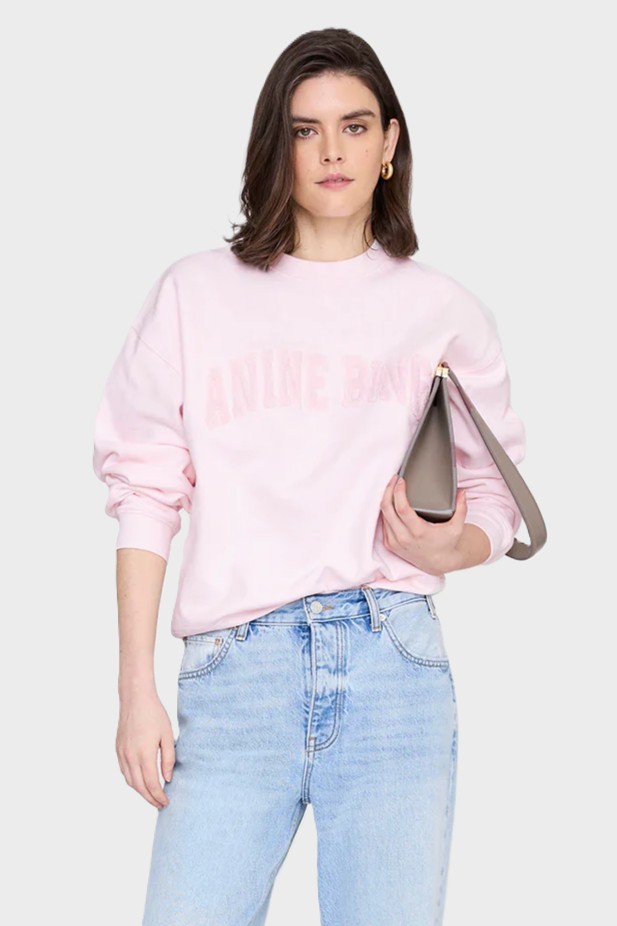 ANINE BING Sweatshirt Spencer in Powder Pink