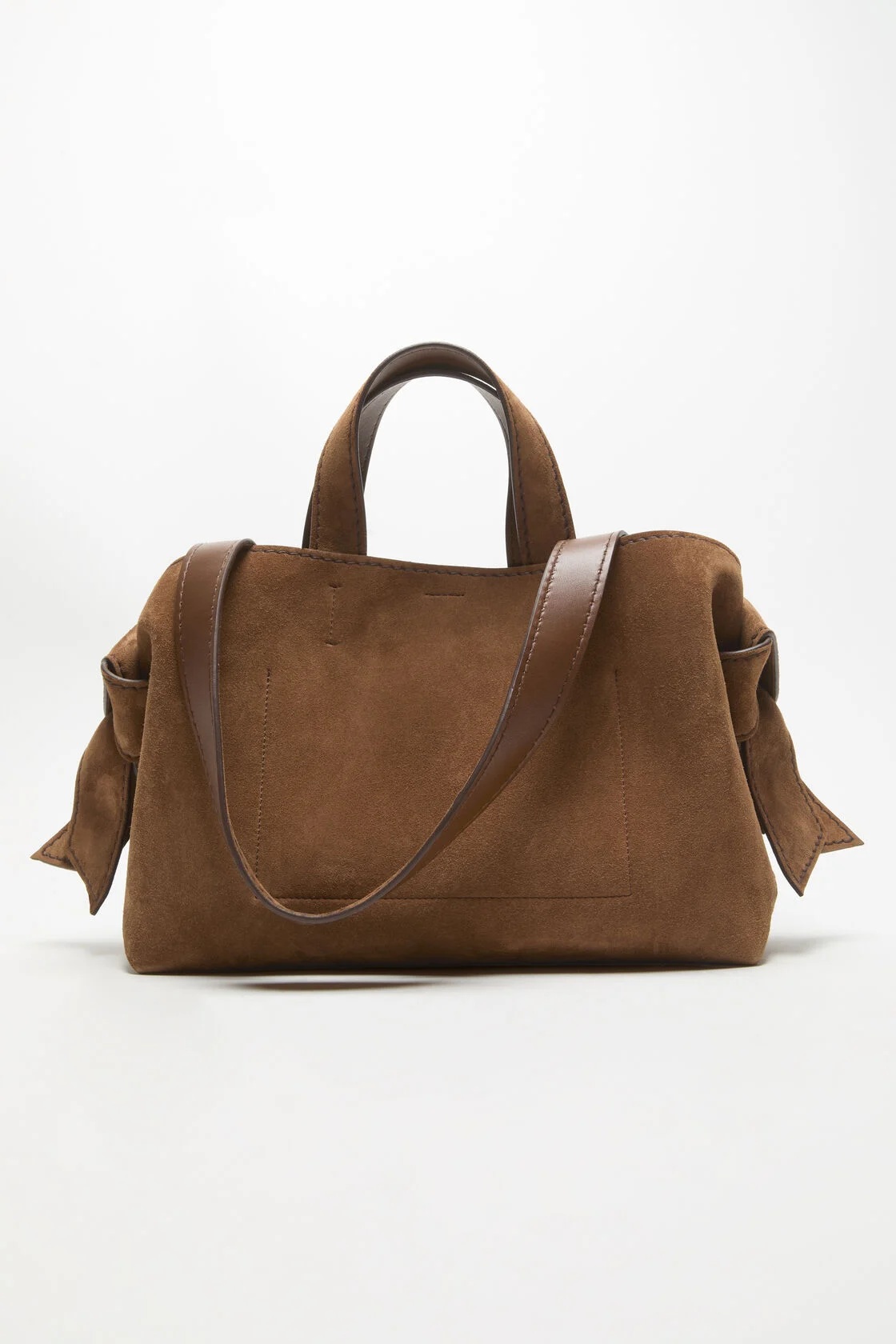 ACNE STUDIOS Musubi Tote Bag in Cognac Brown