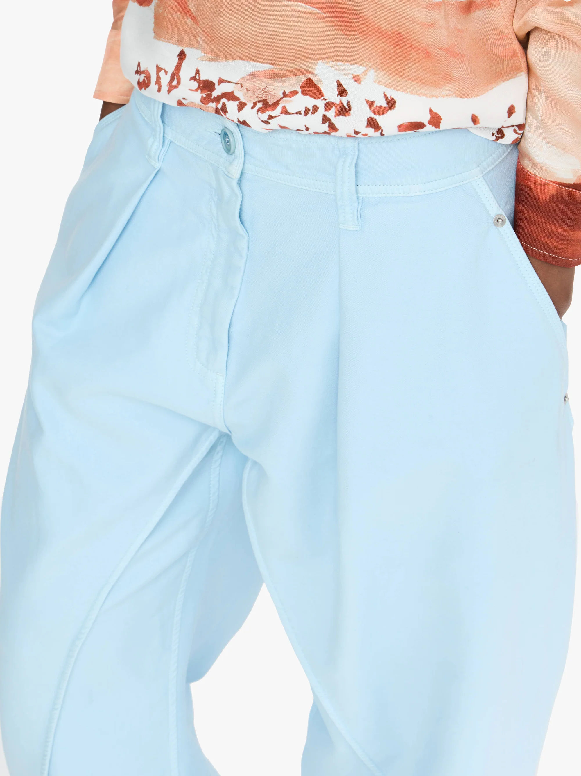JW ANDERSON Twisted Seam Pant in Pale Blue