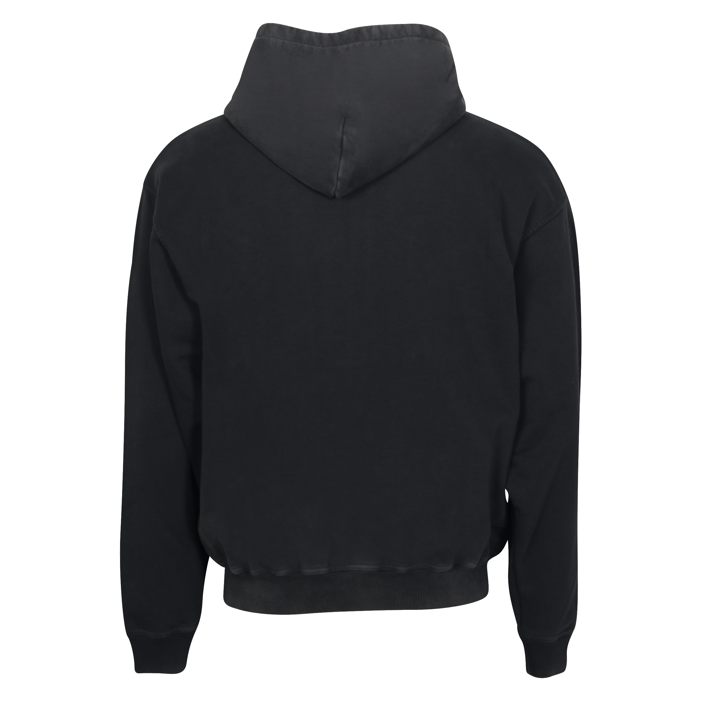 Represent Blank Zip Hoodie in Vintage Black 2XL
