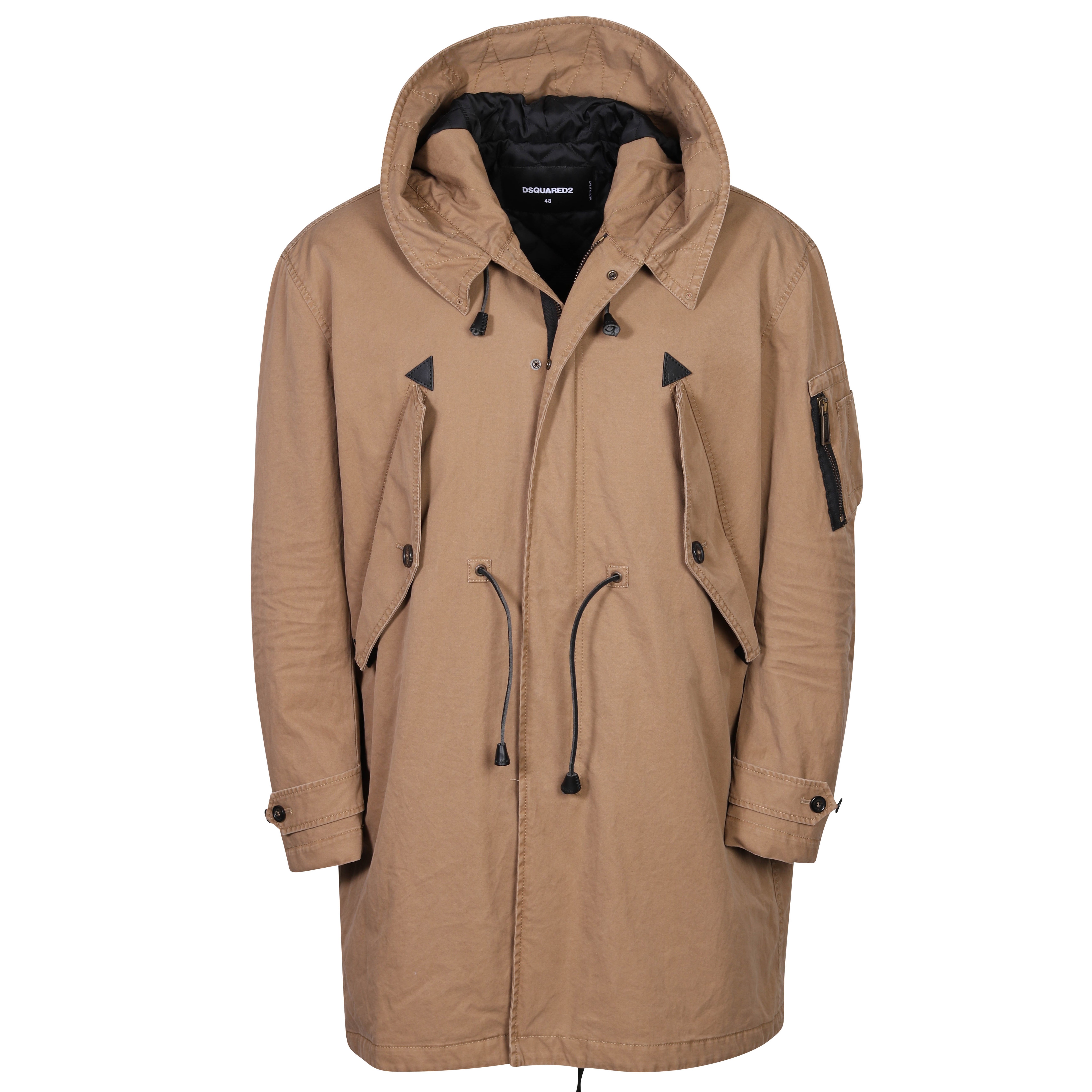 Dsquared Parka in Camel