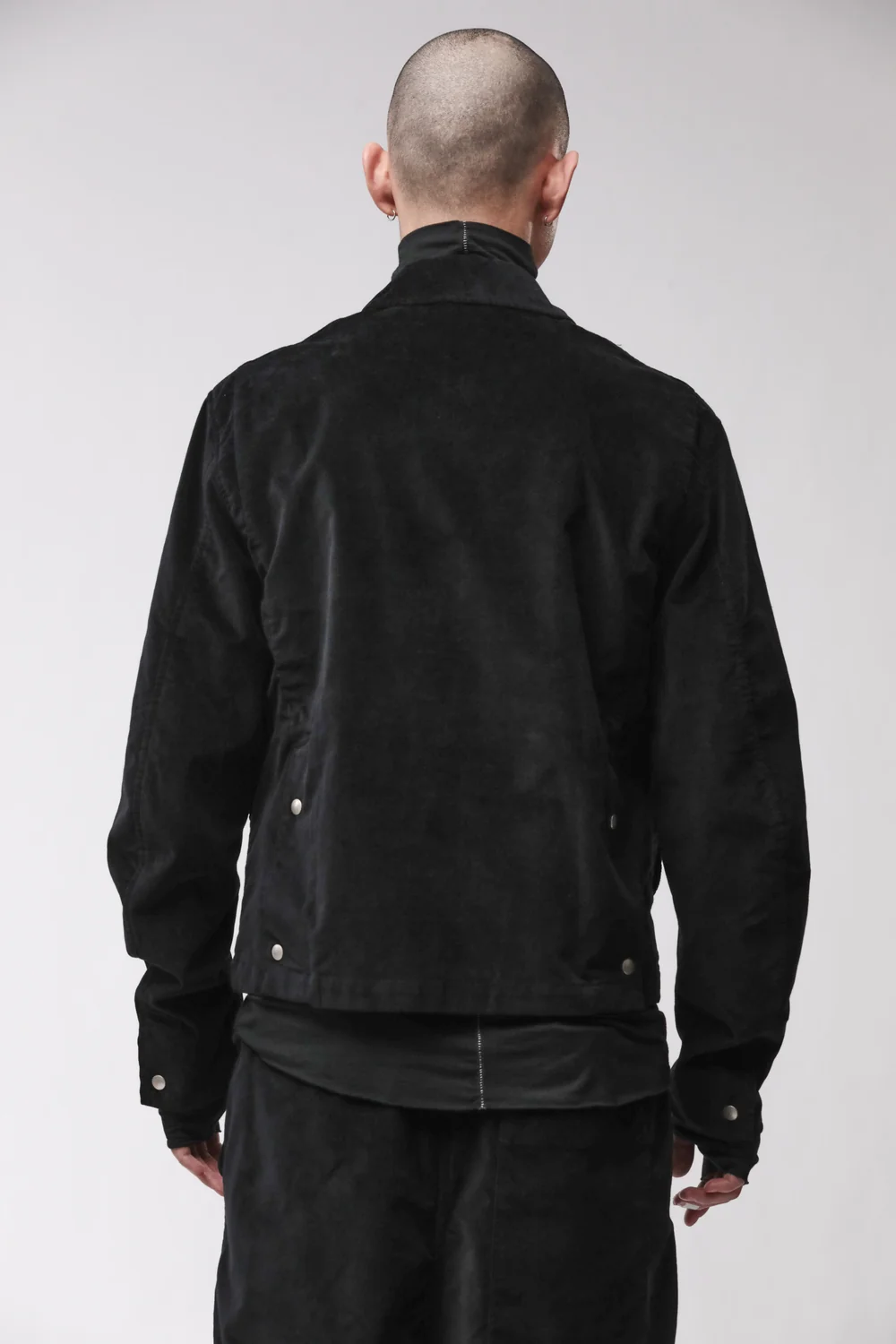 THOM KROM Velvet Jacket in Black