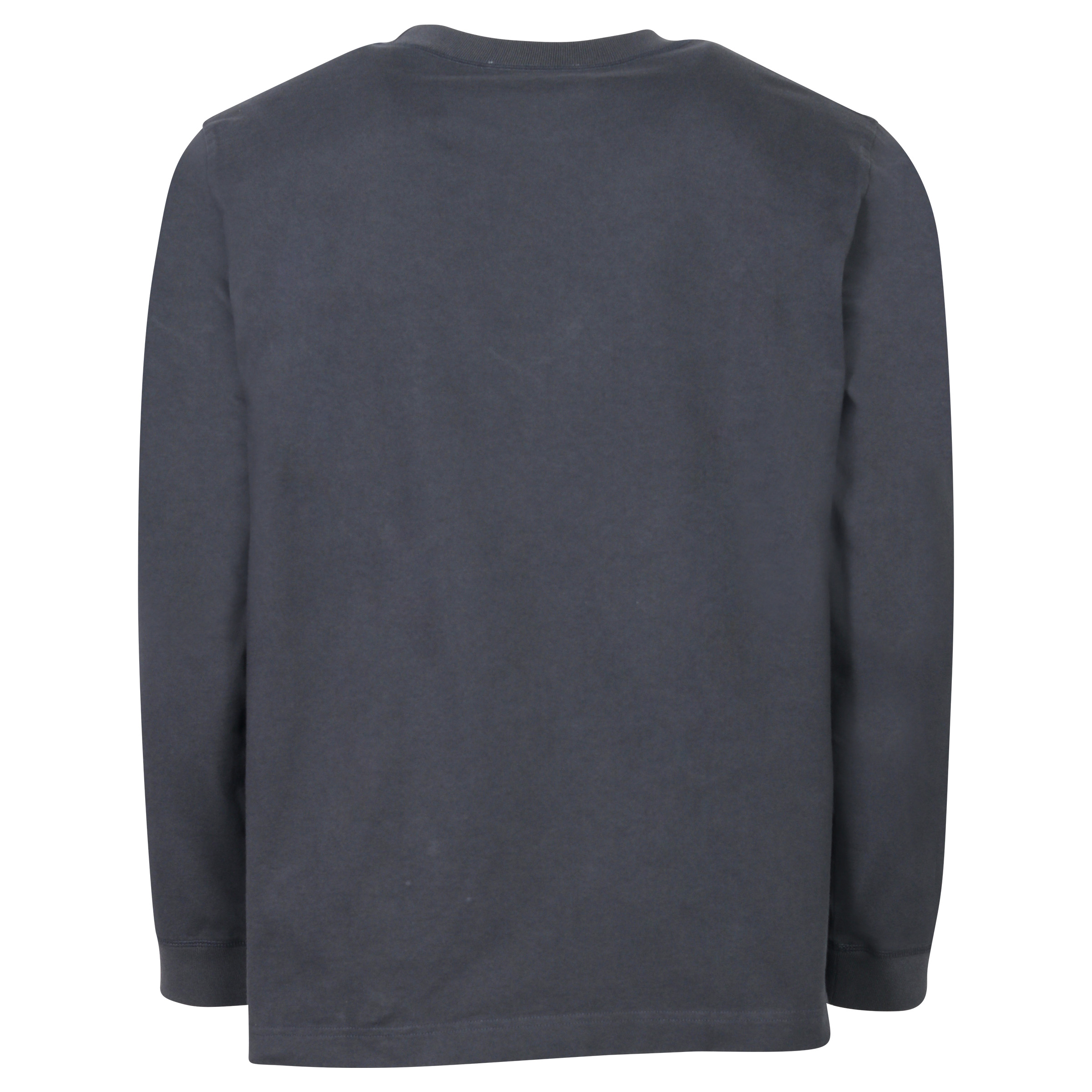 ACNE STUDIOS Loose Fit Stamp Longsleeve in Washed Black