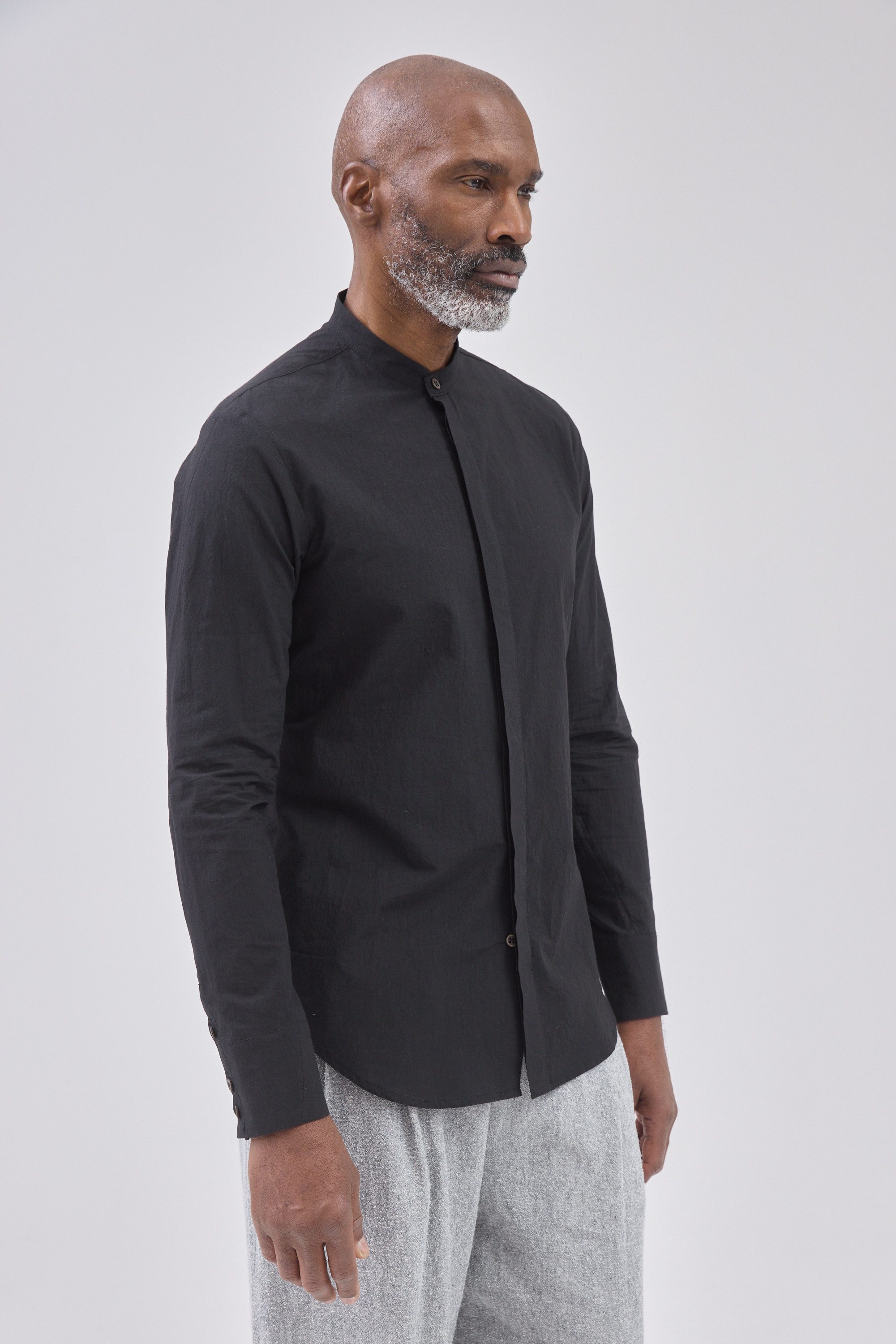 HANNIBAL. Shirt Jonte in Charcoal HANNIBAL. Shirt Jonte in Charcoal