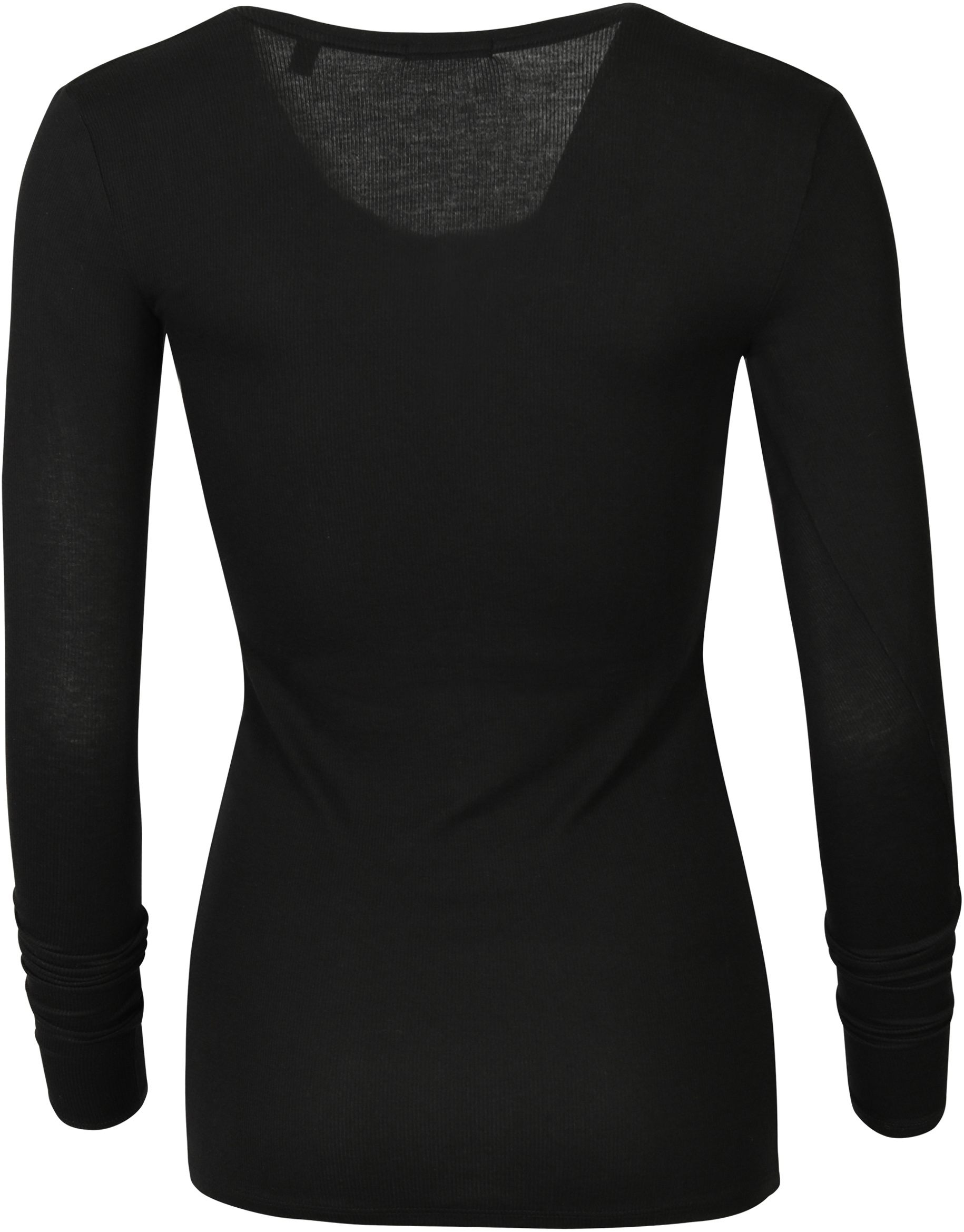 ATM Micro Modal Longsleeve V-Neck Black S