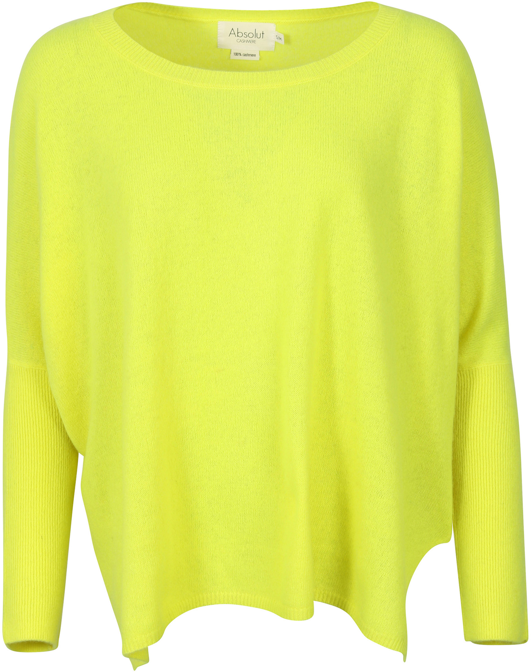 Absolut Cashmere Roundneck Pullover Fluo Yellow