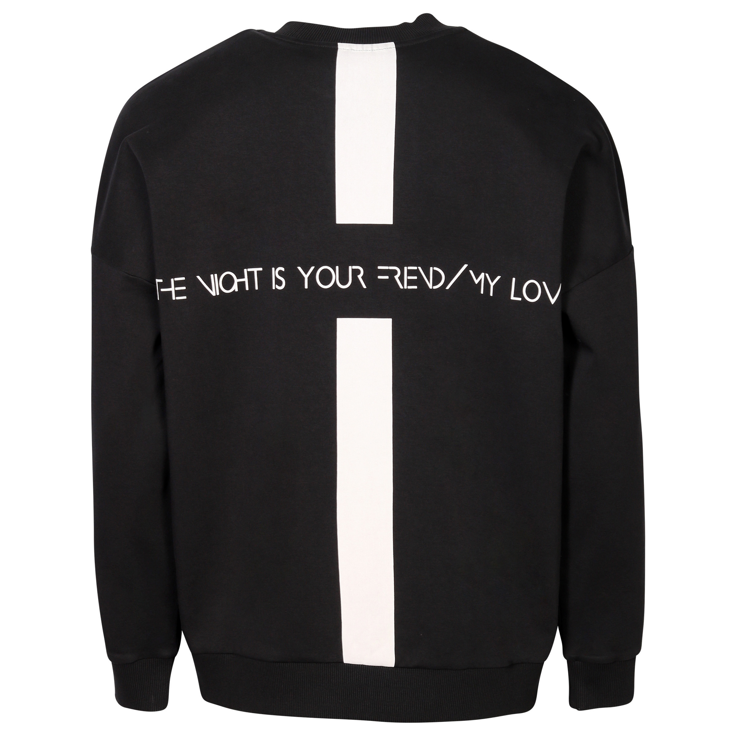Thom Krom Backprinted Sweatshirt Black S