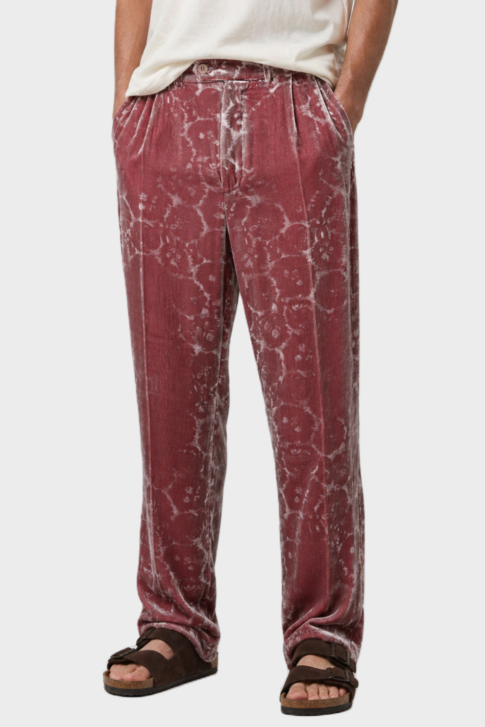 MAGLIANO Velvet Pant in Frosted Rose