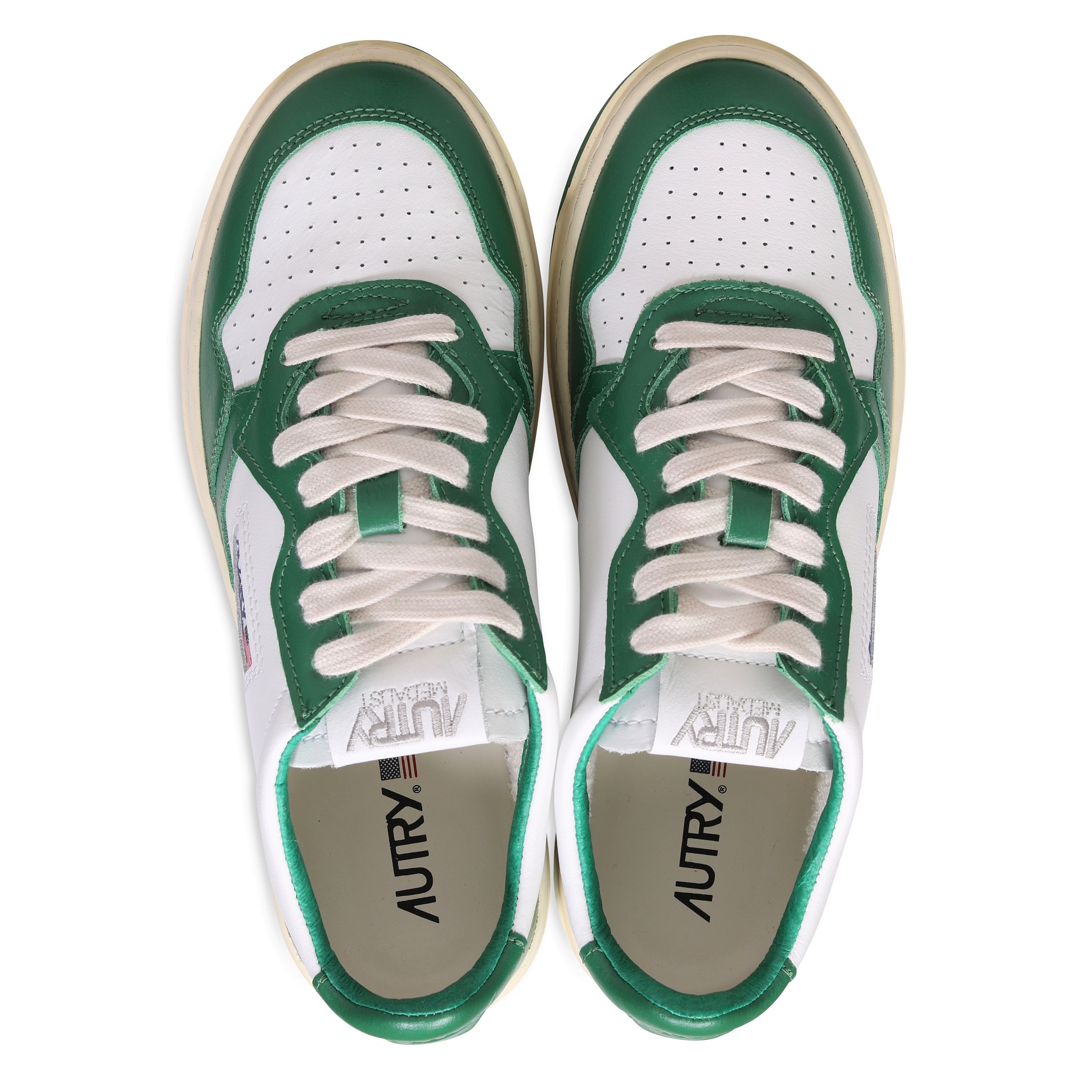 Autry Action Shoes Low Sneaker White/Green 40