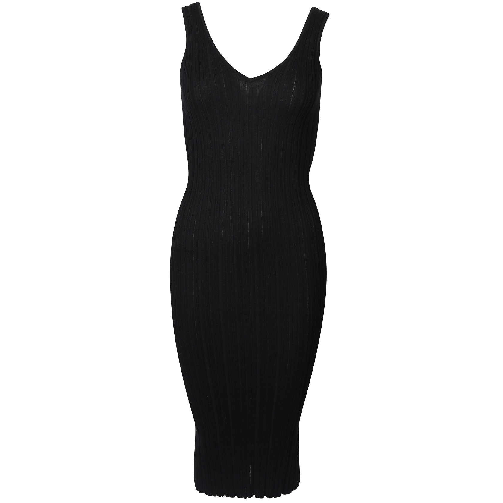 FLONA Knit Dress in Black