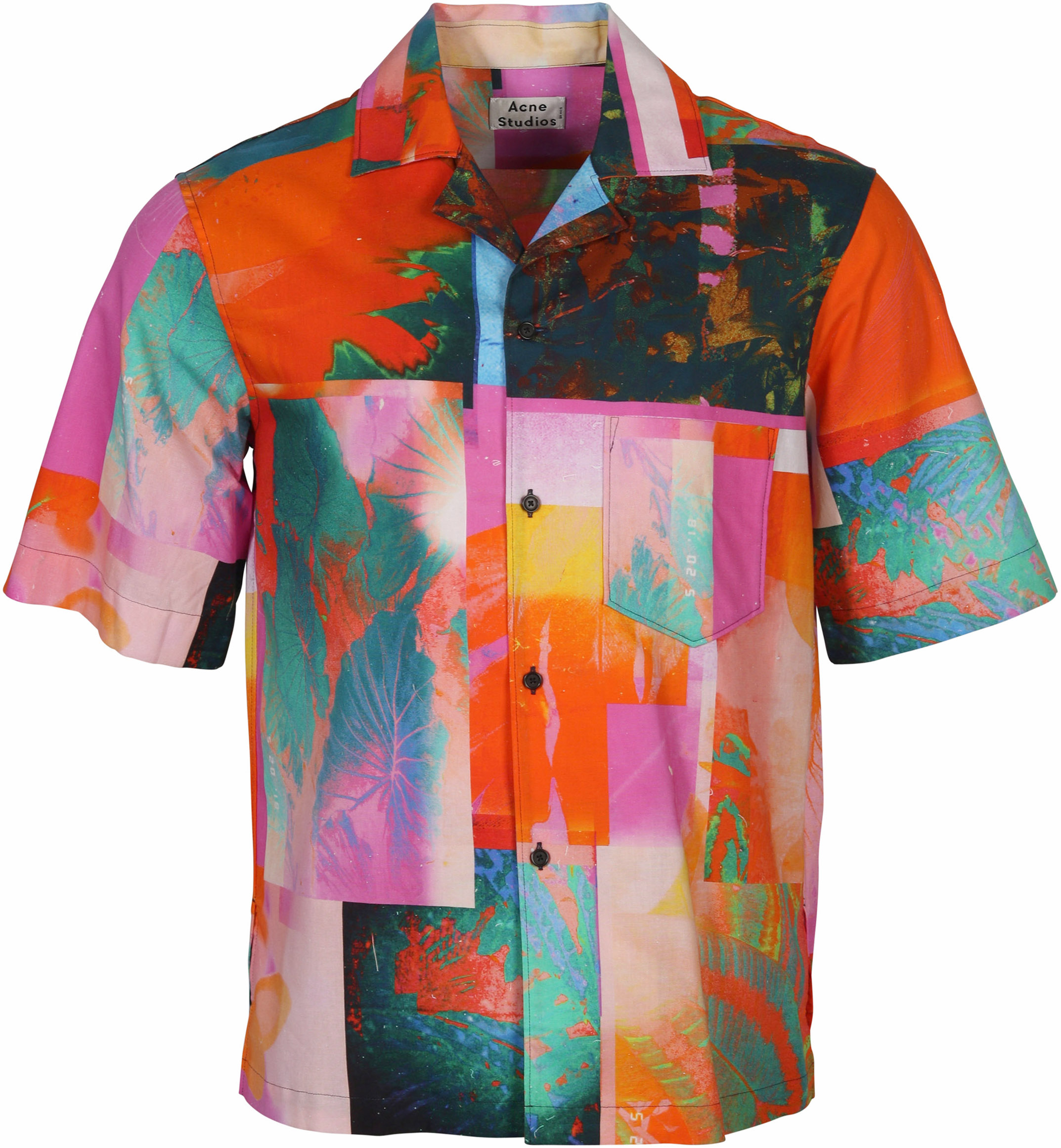 Acne Studios Shirt Simon Multicolour Plant Print
