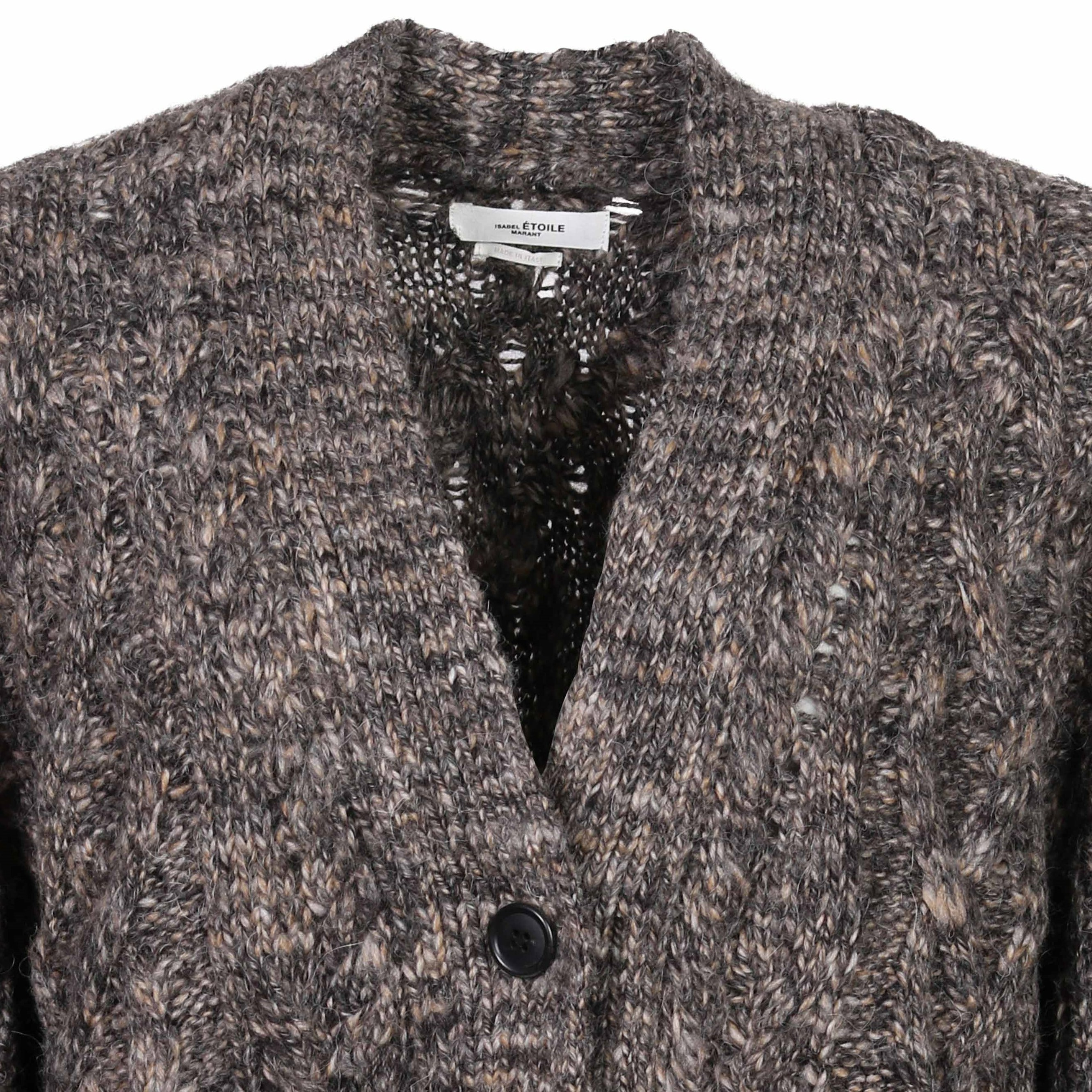 Isabel Marant Étoile Roswelly Knit Cardigan in Brown