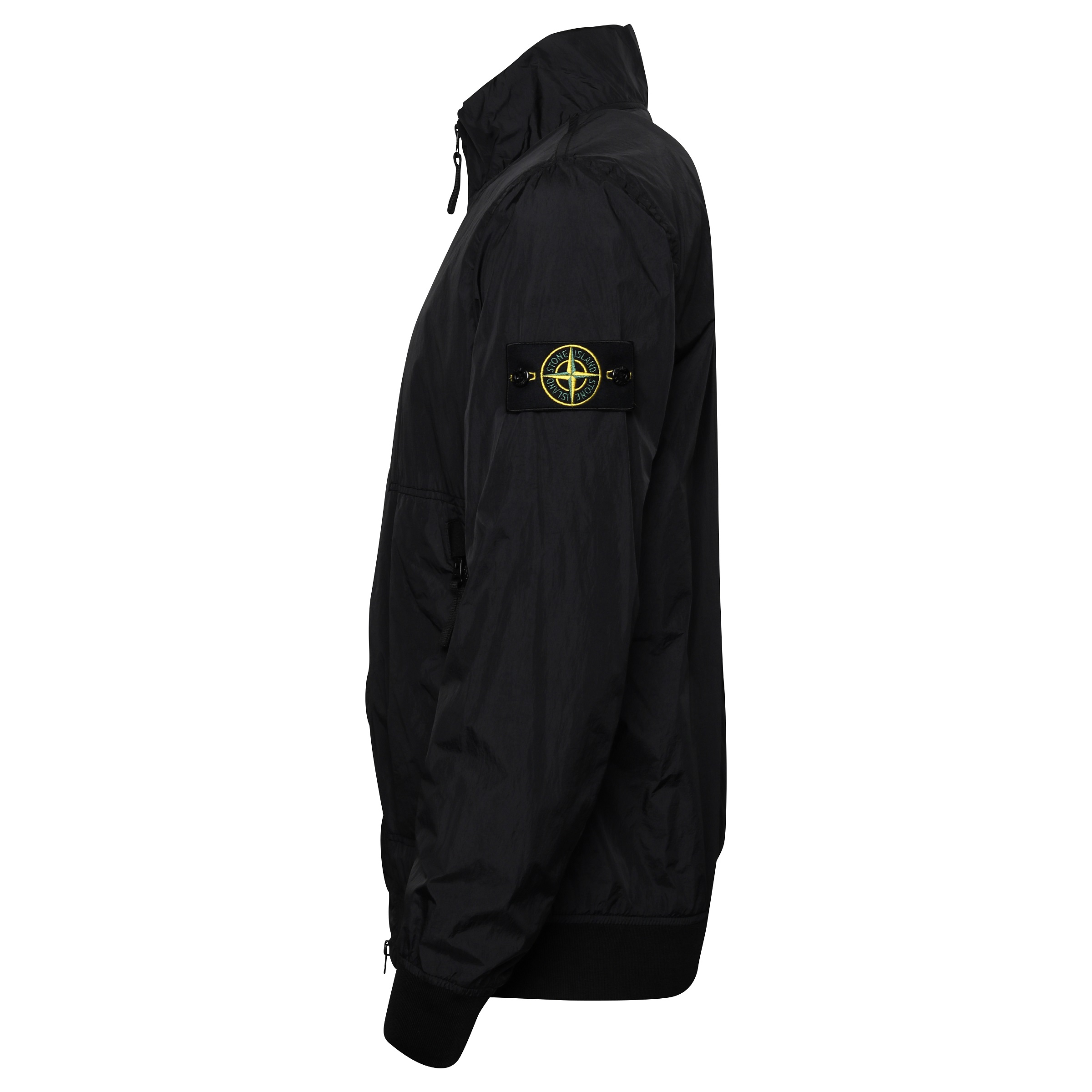 Stone Island Garment Dyed Crinkle Reps Light Jacket in Black M
