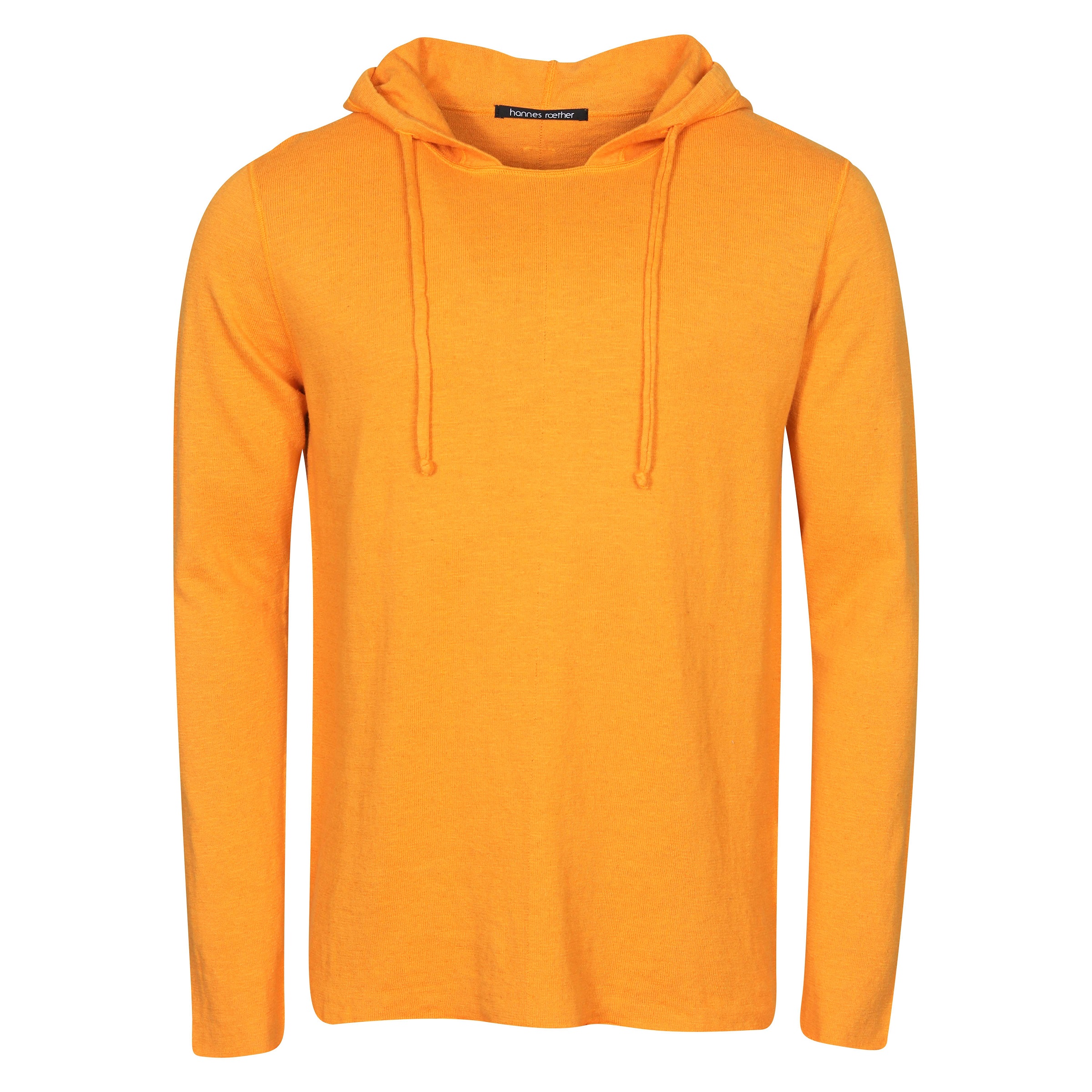 Hannes Roether Knit Hoodie in Bellini