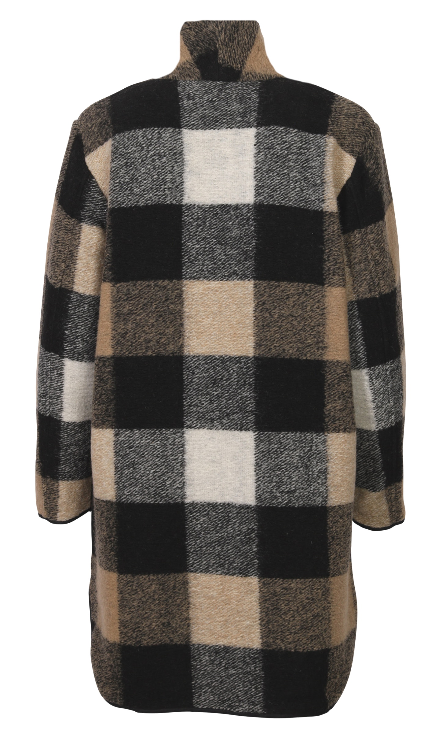 Woolrich Gentry Coat Gold Black Buffalo