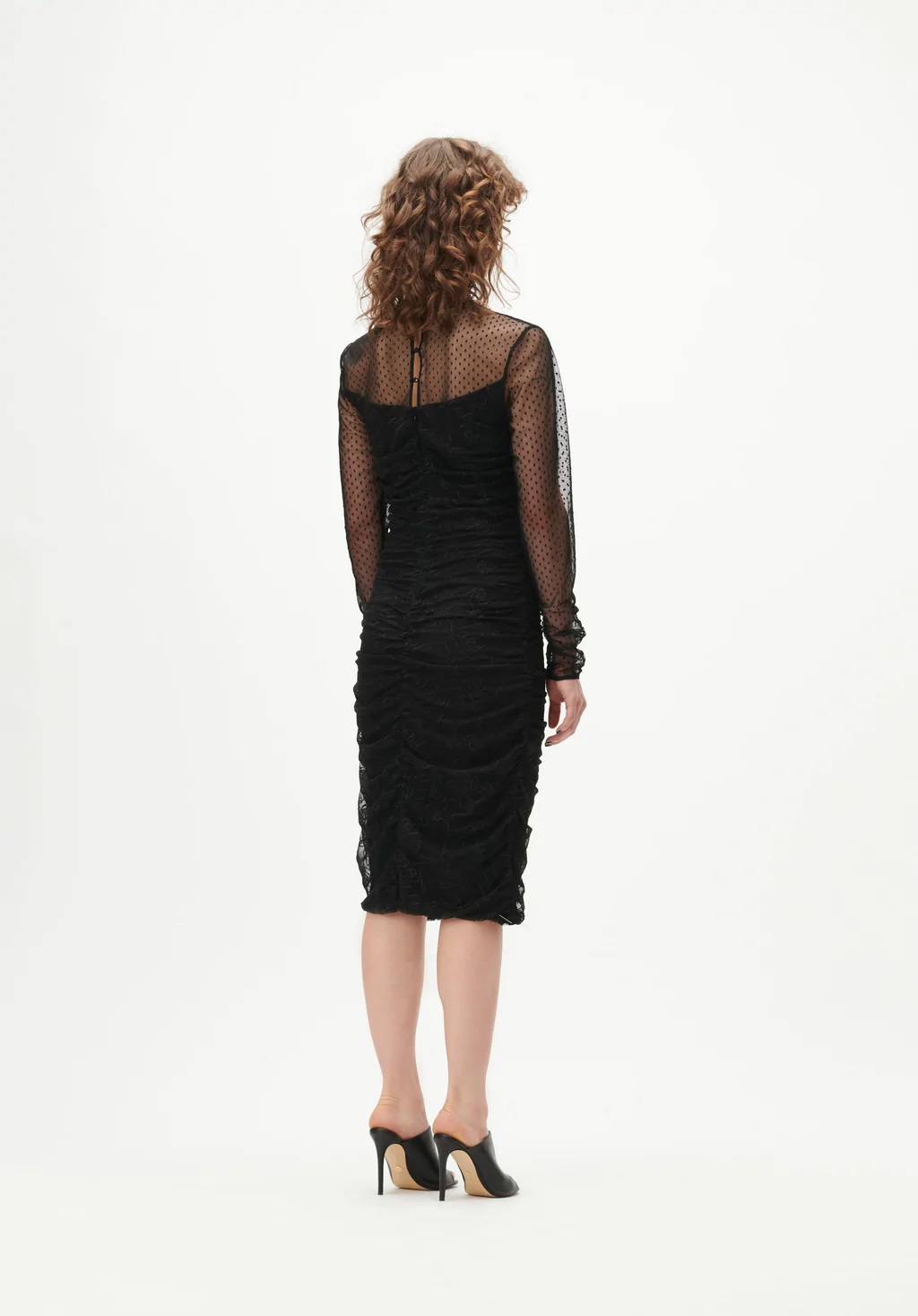 Lala Berlin Dress Black Lalagram Embroidery L