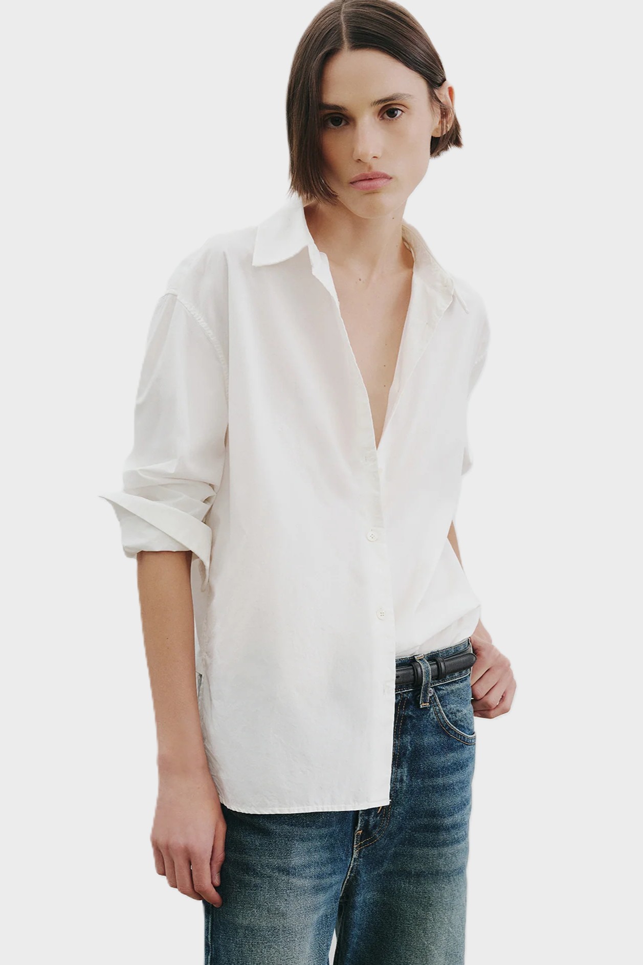 NILI LOTAN Amante Shirt in White