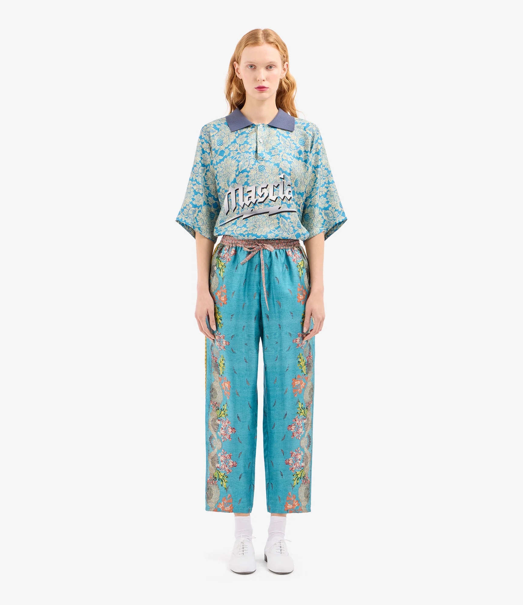 PIERRE-LOUIS MASCIA Short Silk Pants