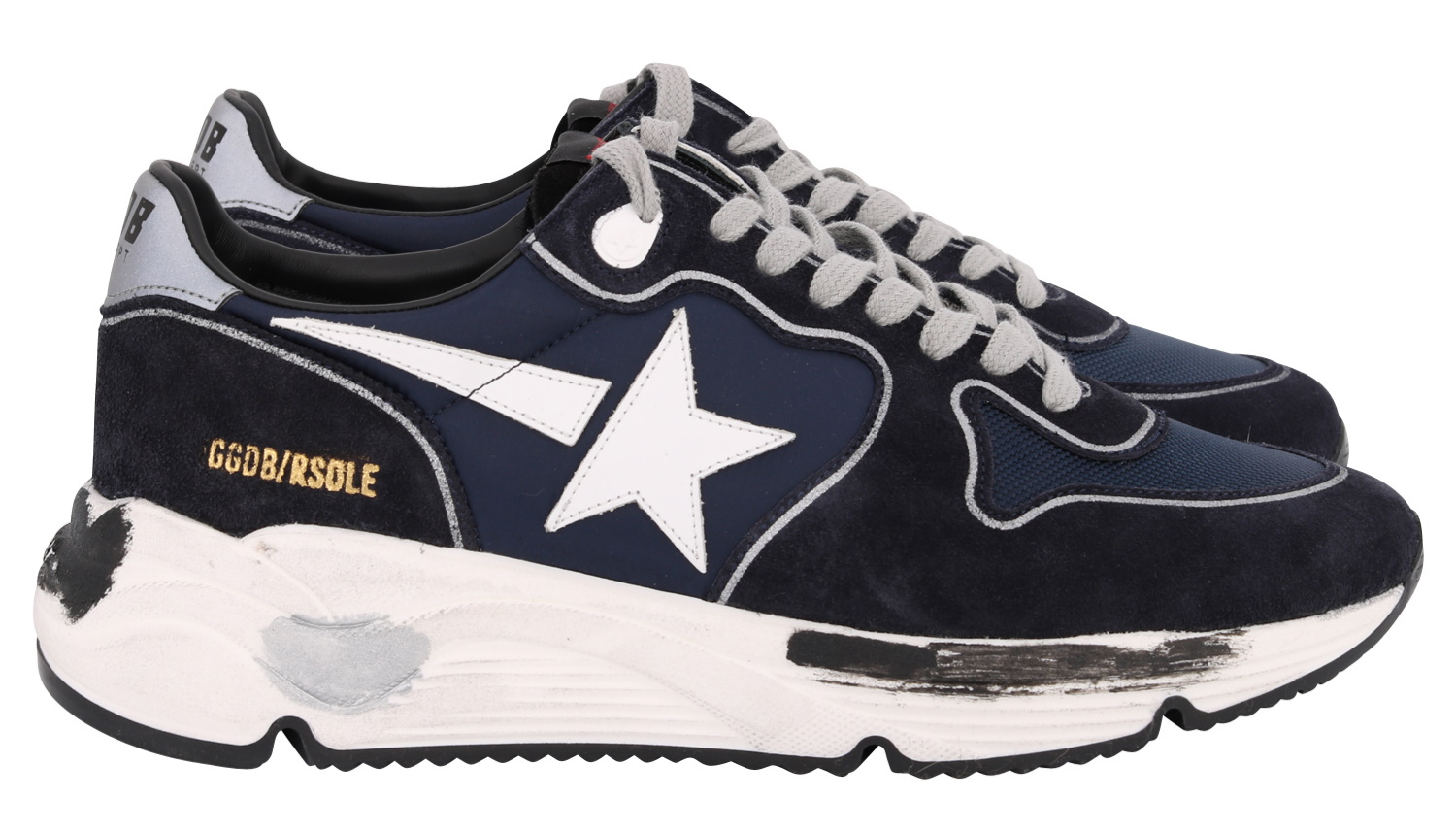 Golden Goose Sneaker Running Blue White Star