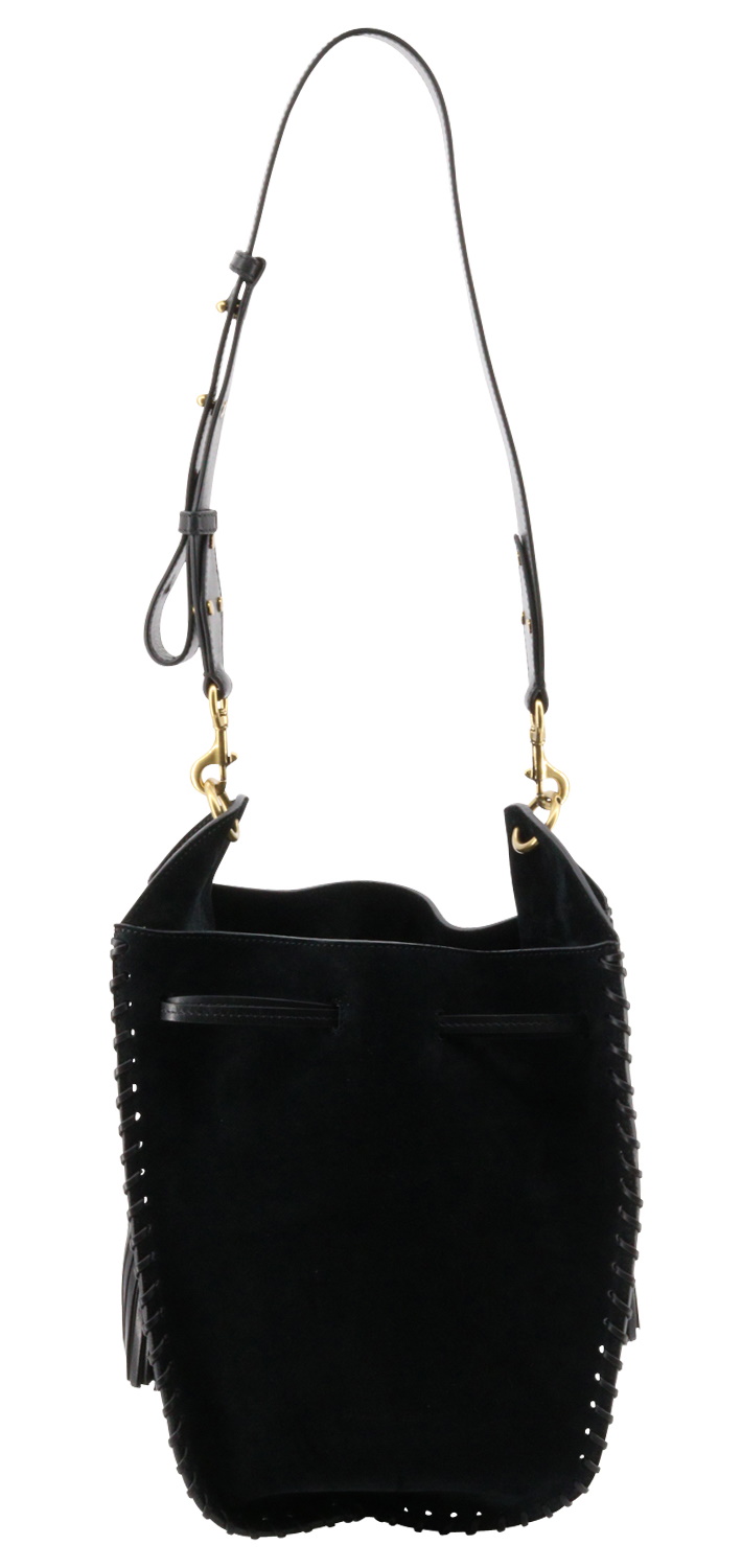 Isabel Marant Bag Taj Bandouliere Black Suede