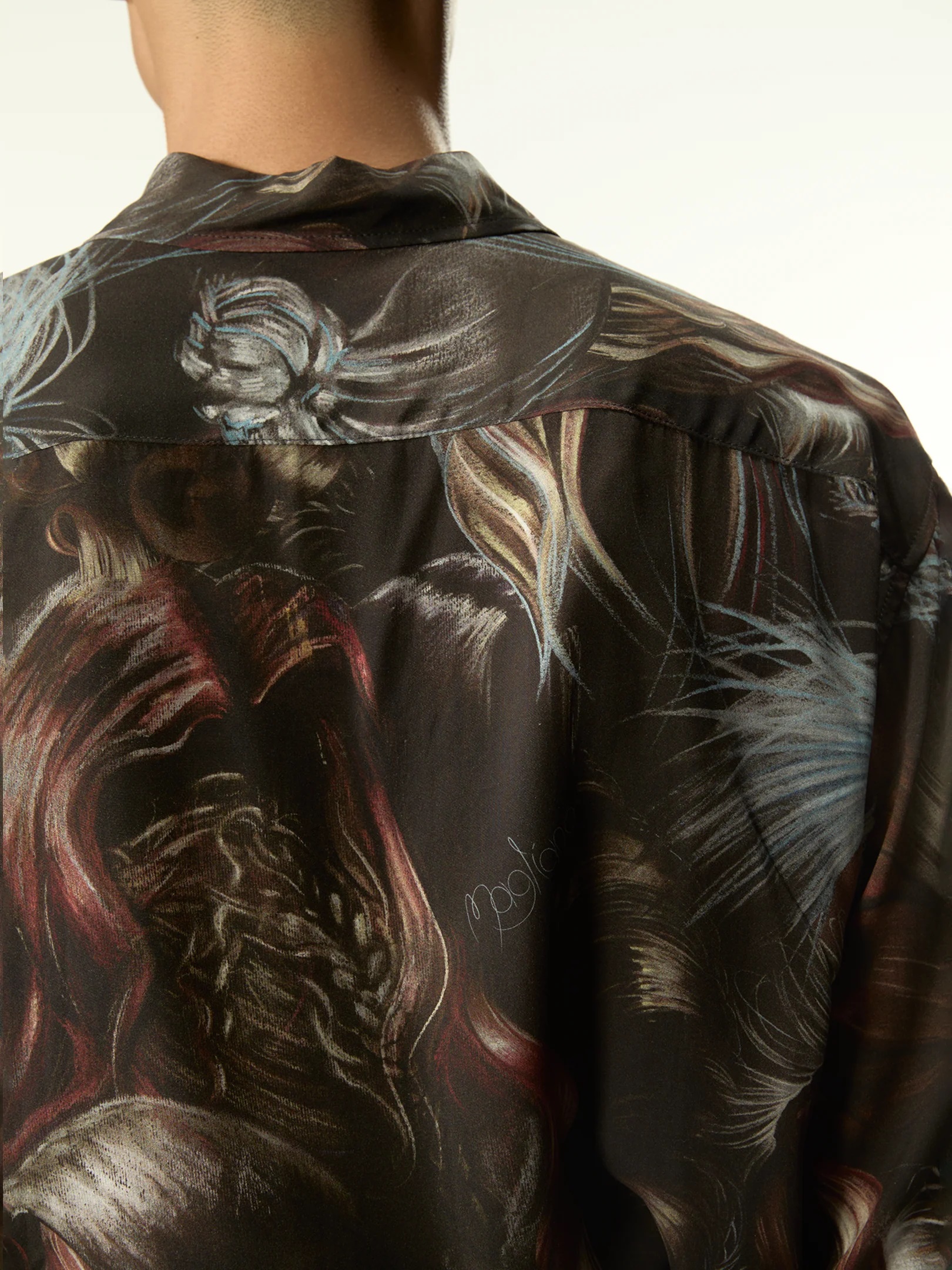 MAGLIANO Viscose Shirt in Brown Mix