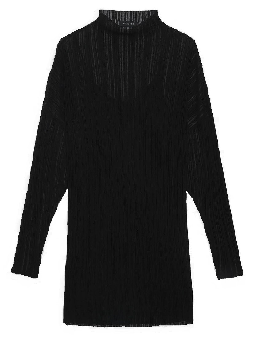 ANINE BING Clare Dress in Black