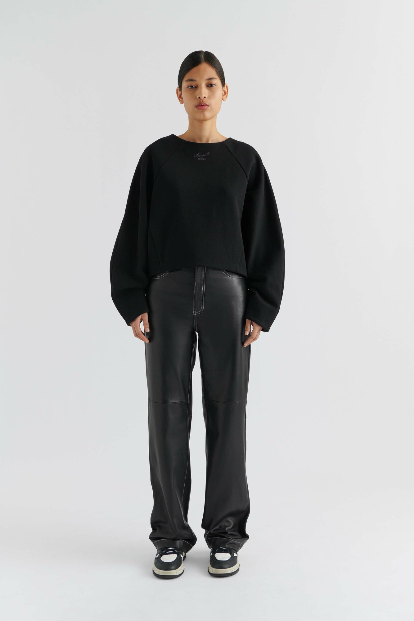 AXEL ARIGATO Halle Sweatshirt in Black L