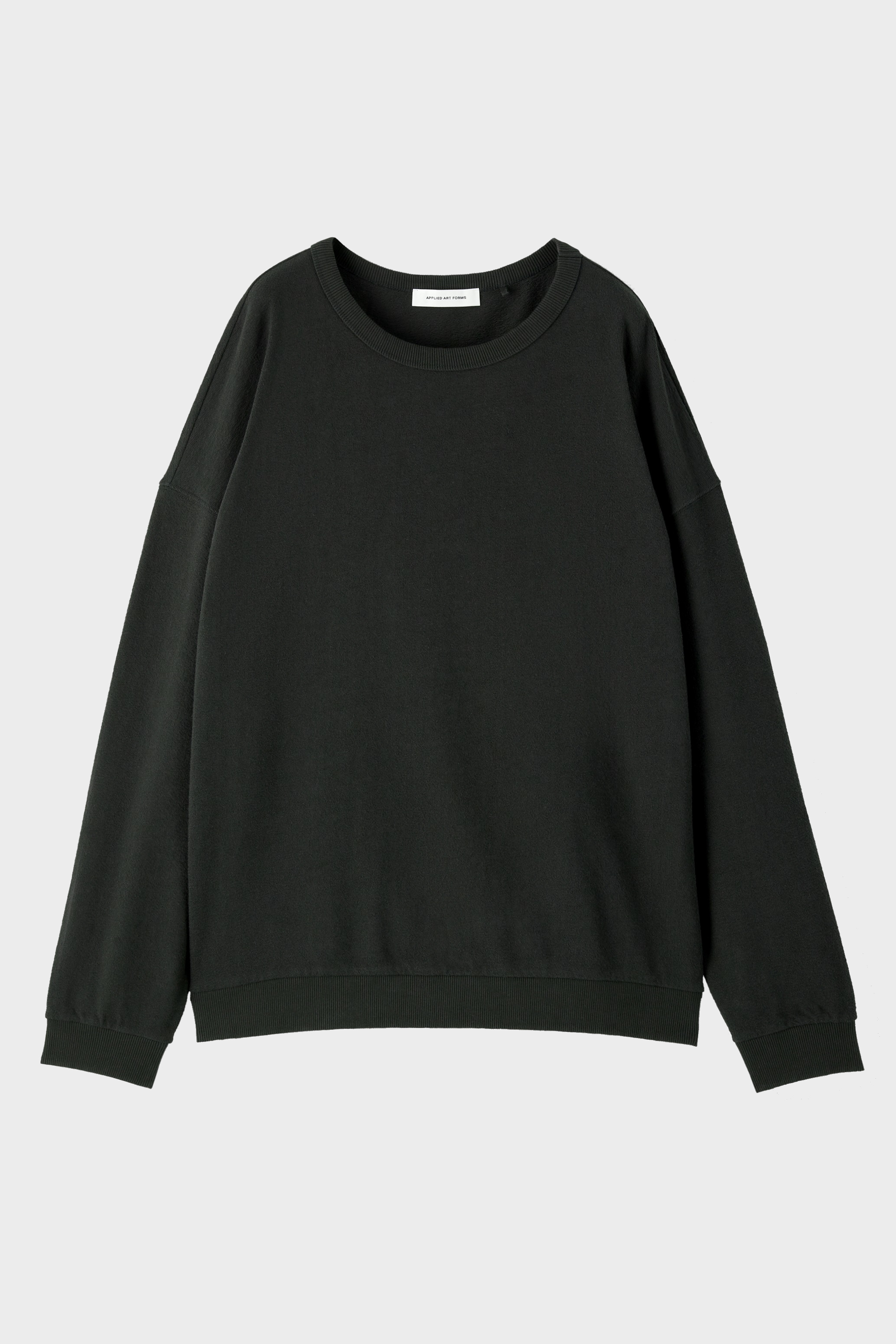 APPLIED ART FORMS Structure Sweater in Charcoal