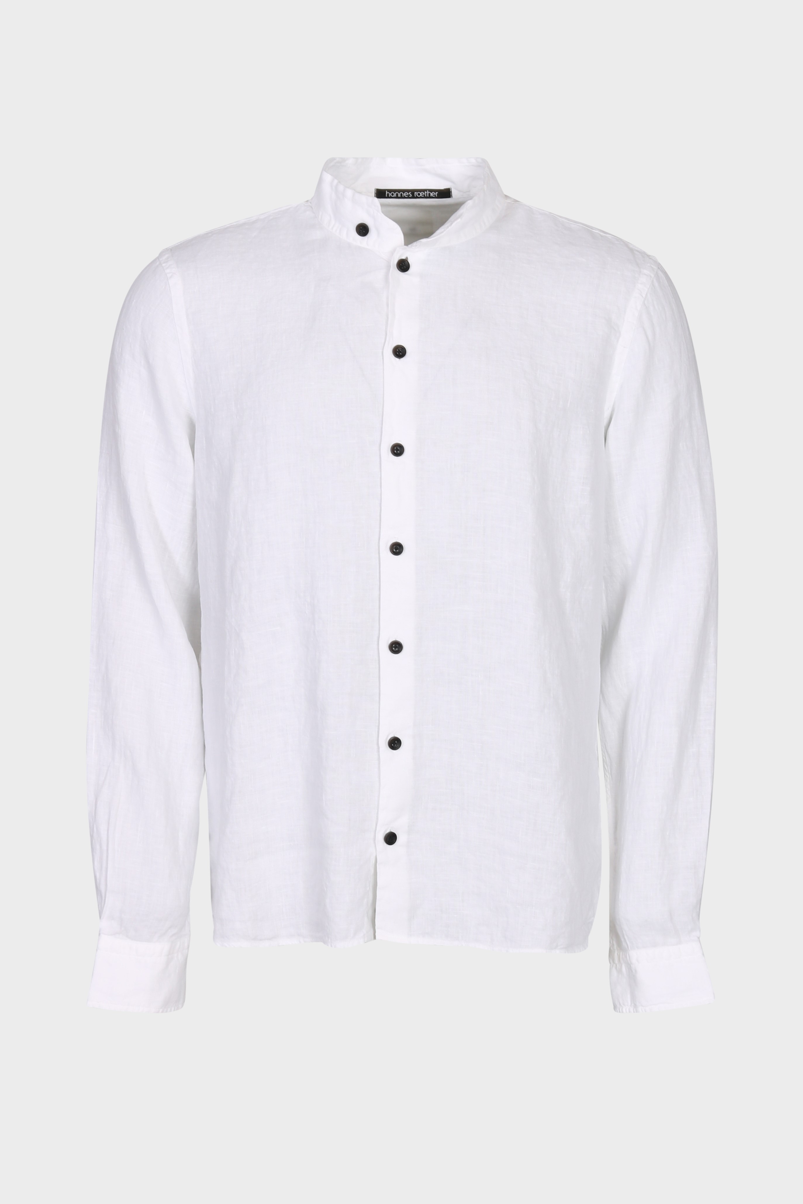HANNES ROETHER Linen Shirt in White
