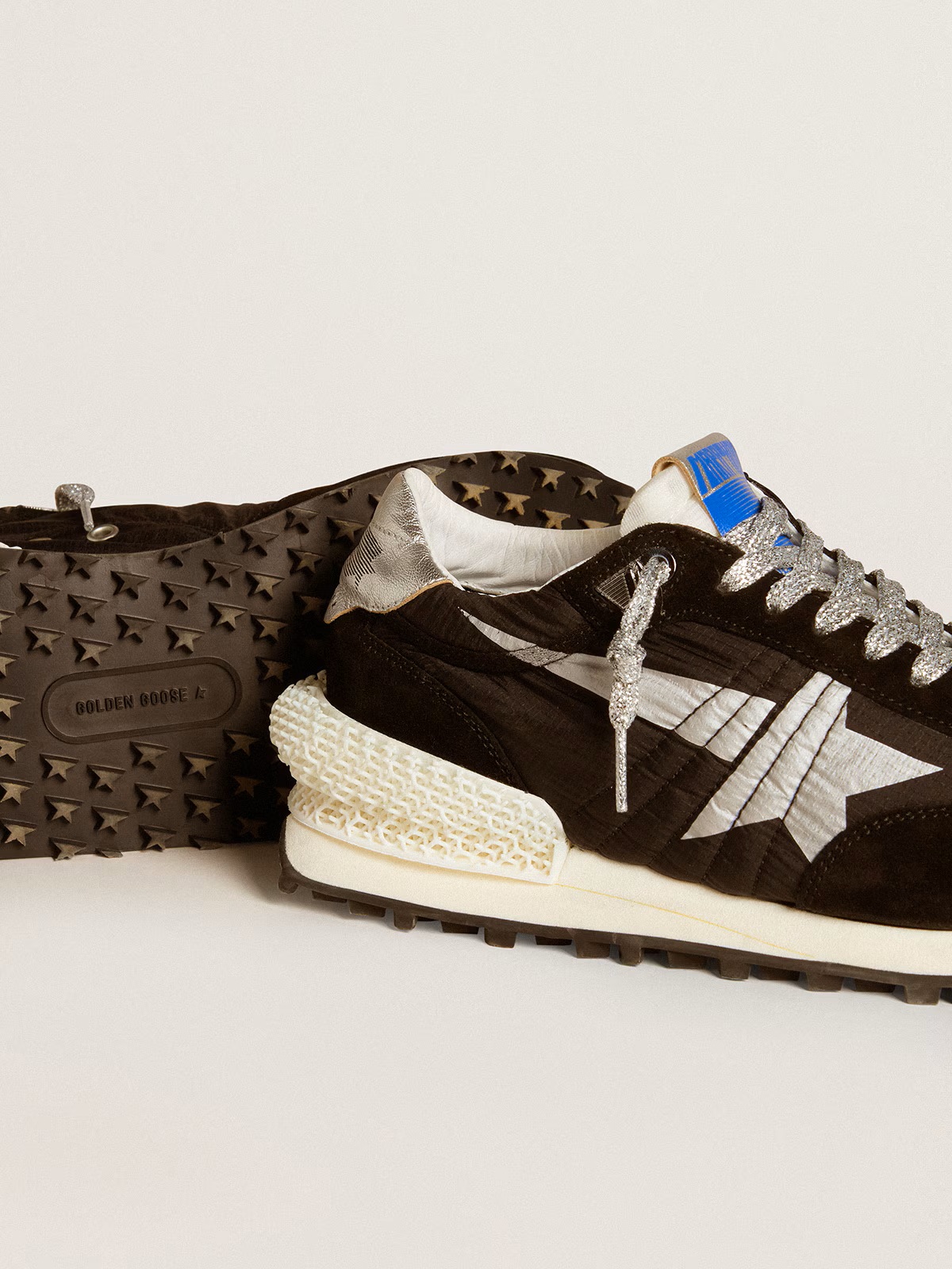 GOLDEN GOOSE Running Marathon in Black