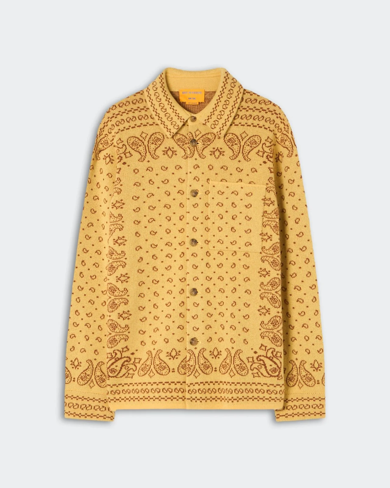 GUEST IN RESIDENCE Wild Rag Work Shirt Yellow Combo
