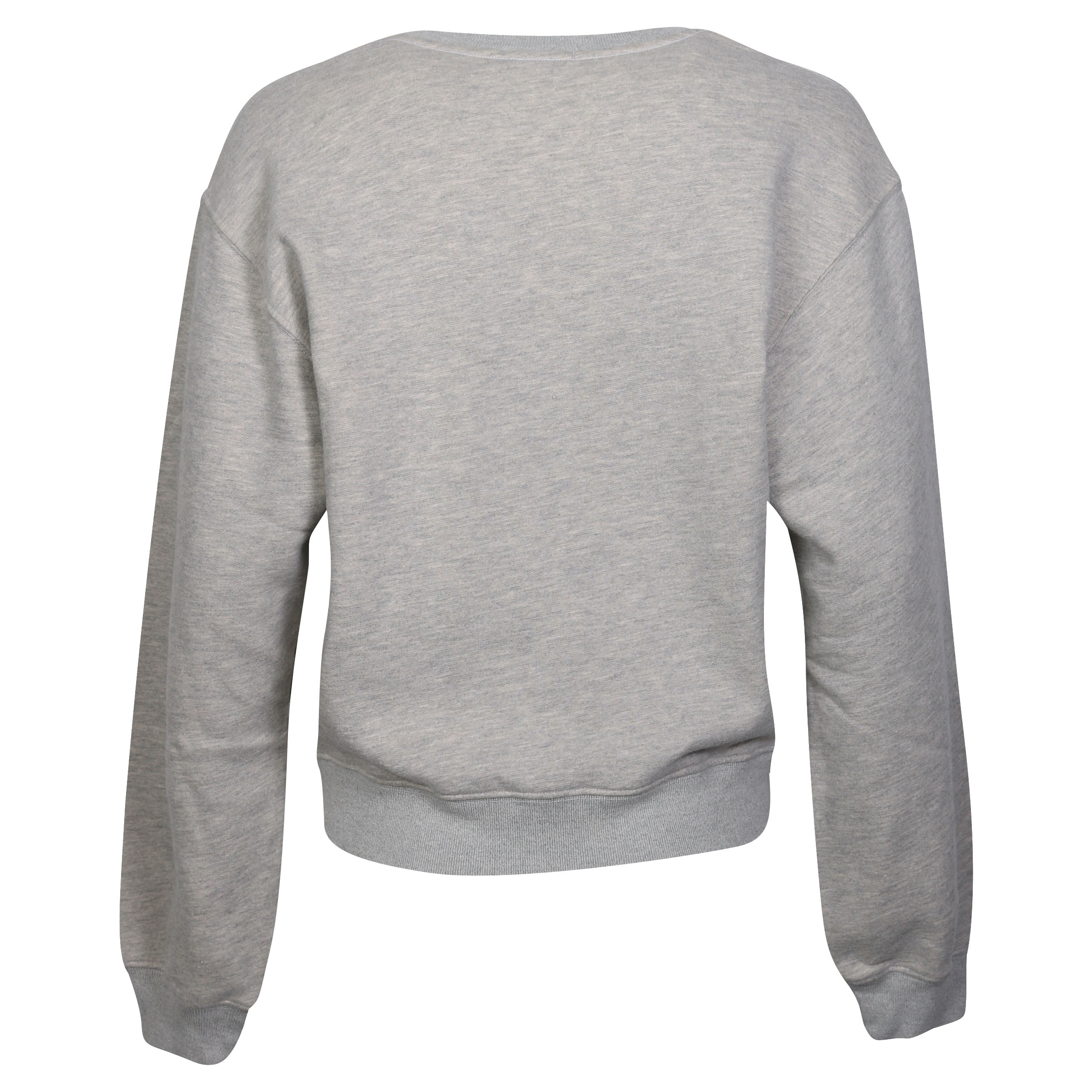 Agolde Balloon V-Neck Sweatshirt in Heathergrey