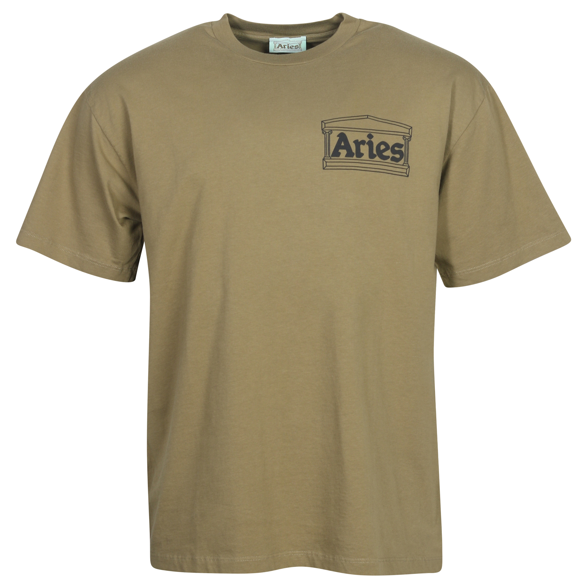 Unisex Aries Temple T-Shirt in Olive