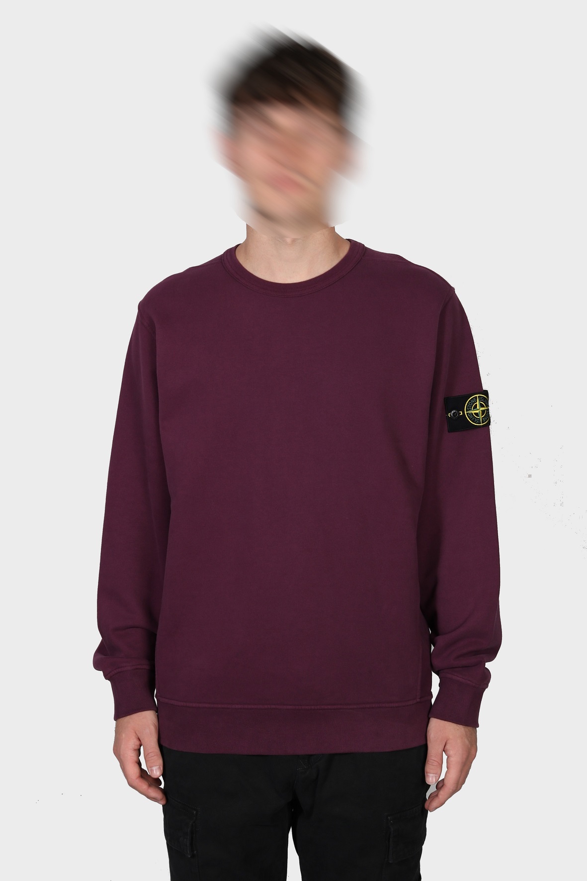 STONE ISLAND Sweatshirt in Aubergine