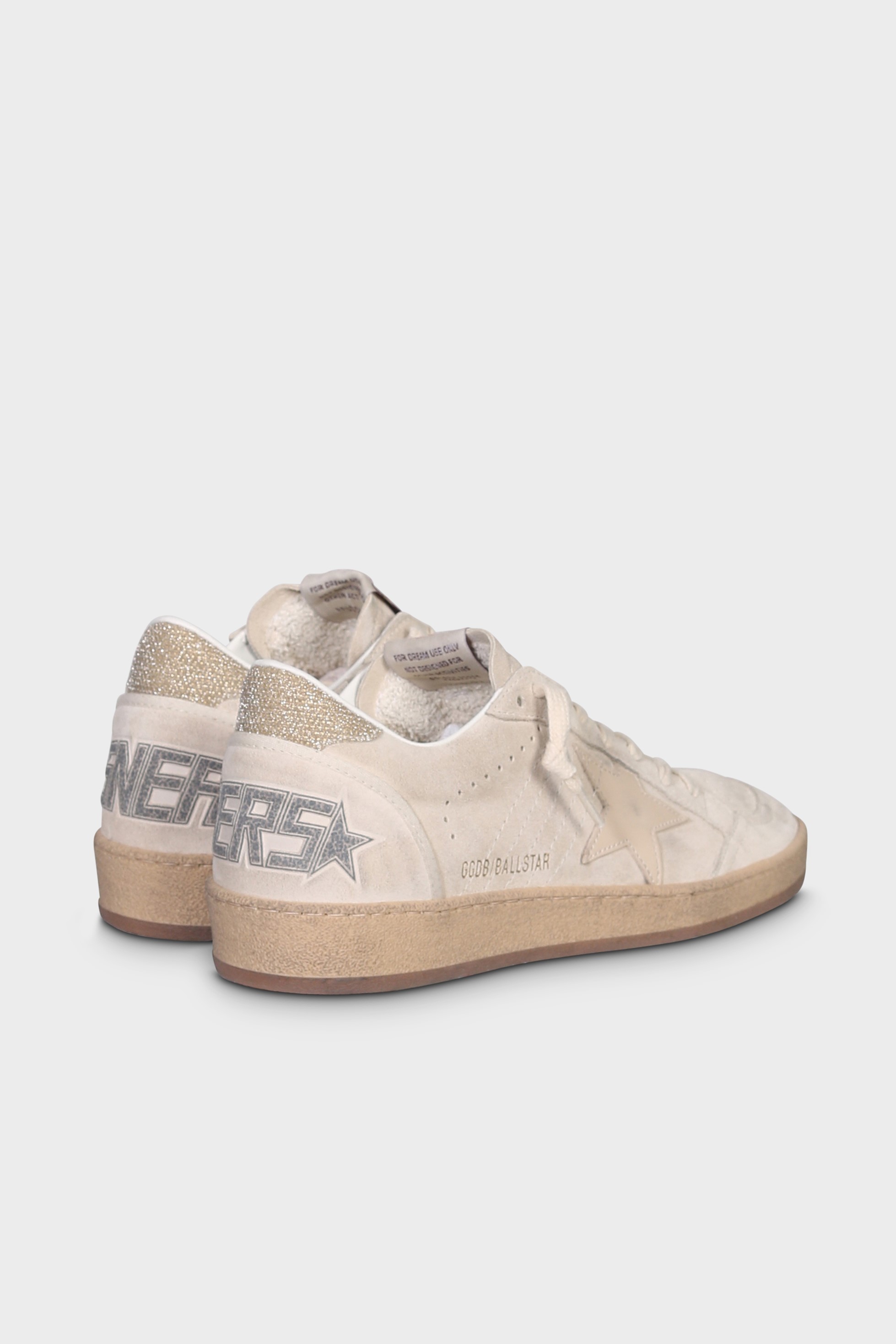 GOLDEN GOOSE Sneaker Ballstar in Seedpearl/Smoke Grey 37