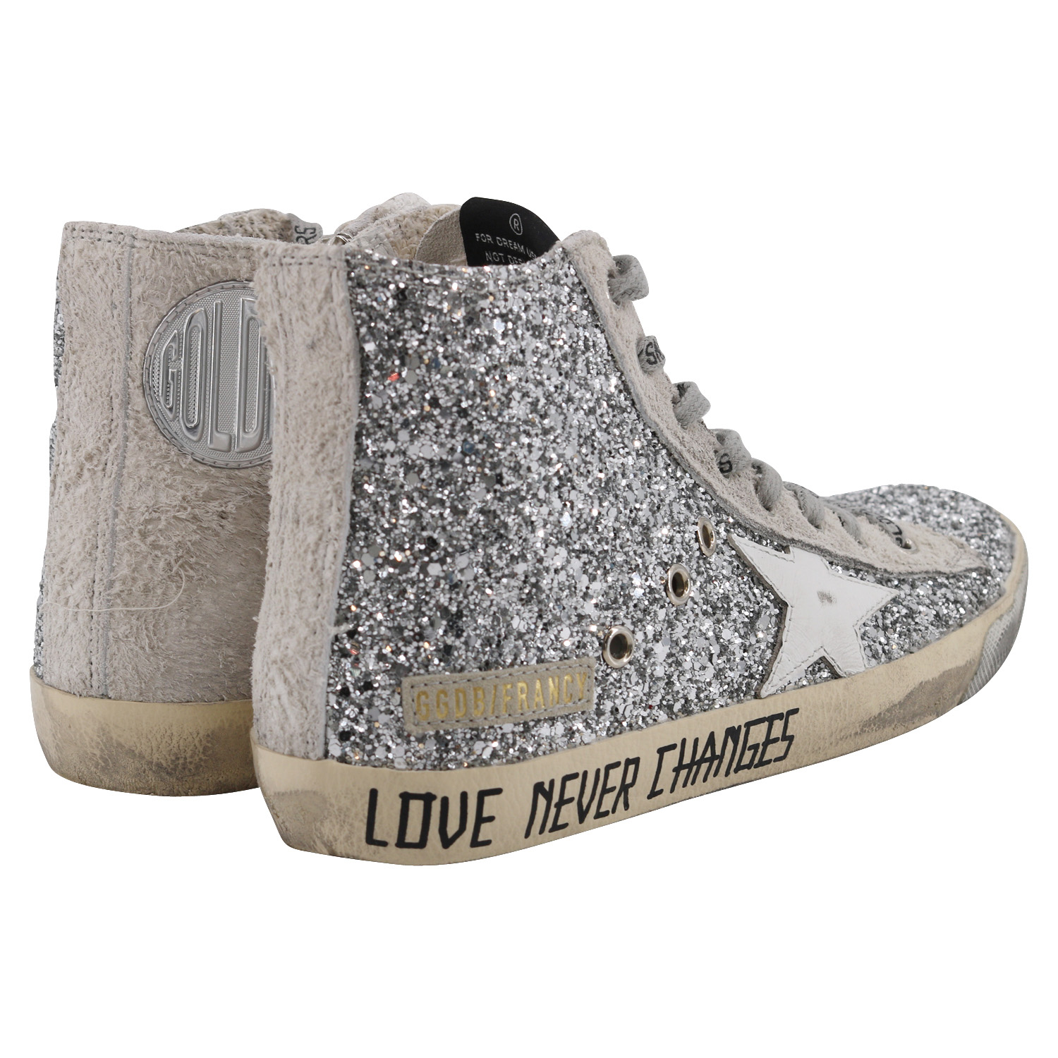 Golden Goose Sneaker Francy Glitter/Signature Foxing 40