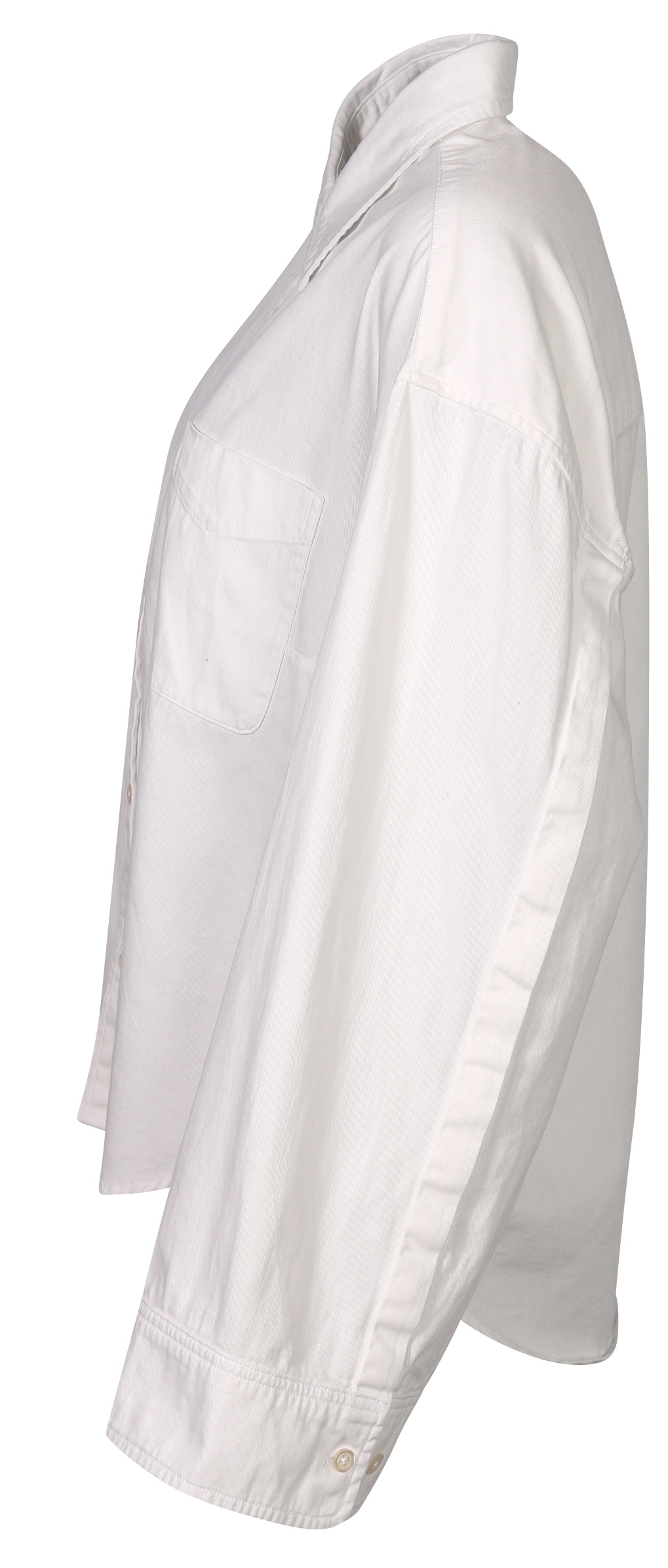 R13 Oversized Sleeve Cropped Shirt White L