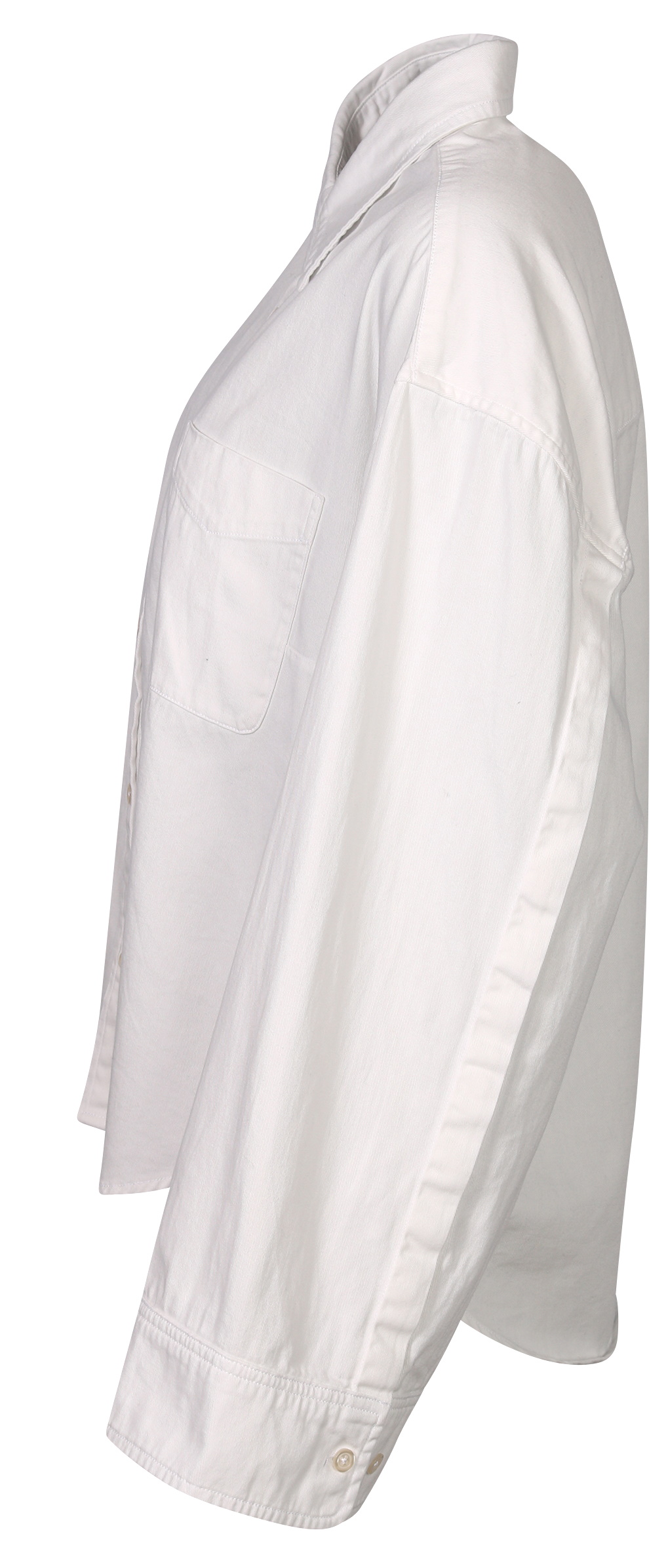 R13 Oversized Sleeve Cropped Shirt White L