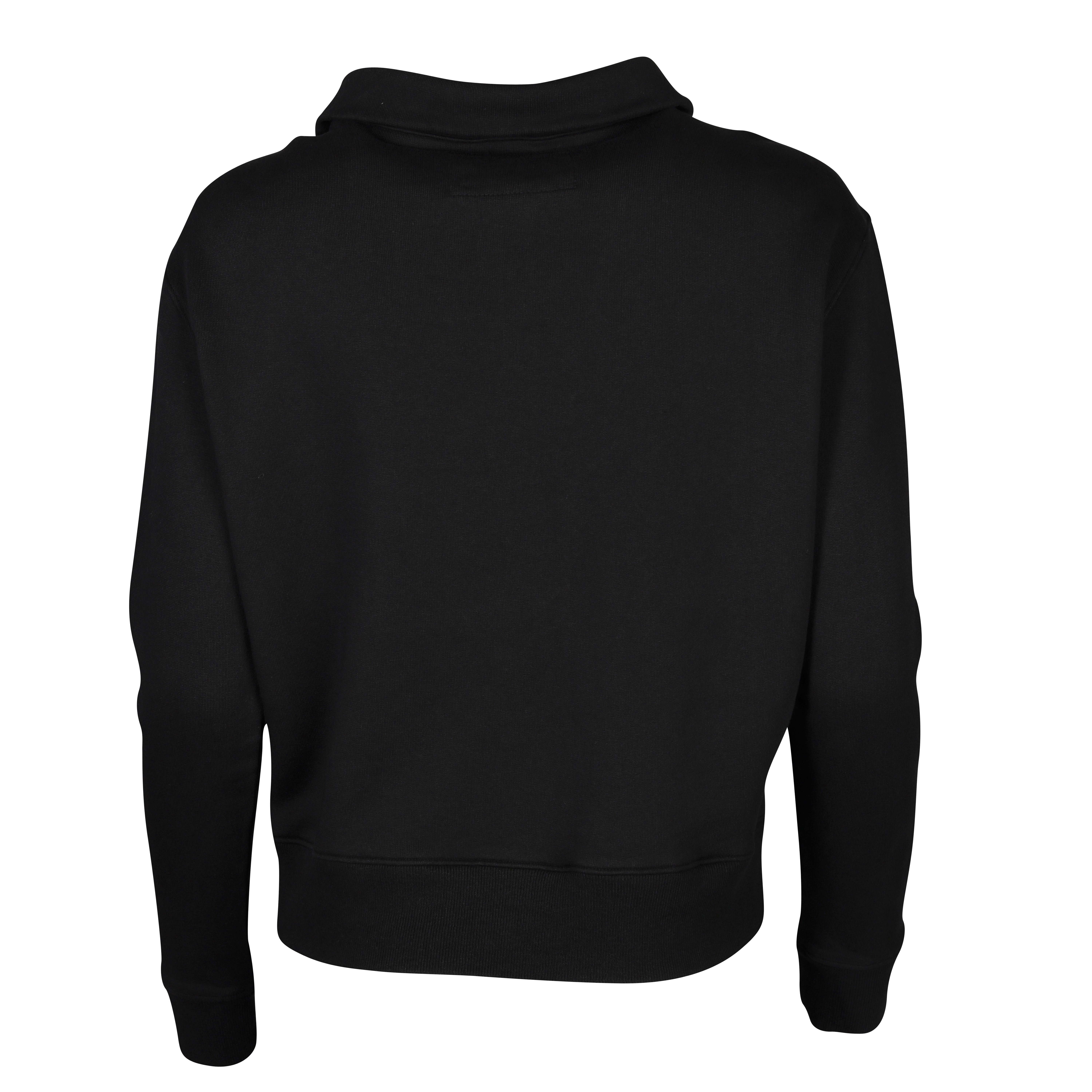 Nili Lotan Bentley Quarter Zip Sweater in Washed Black