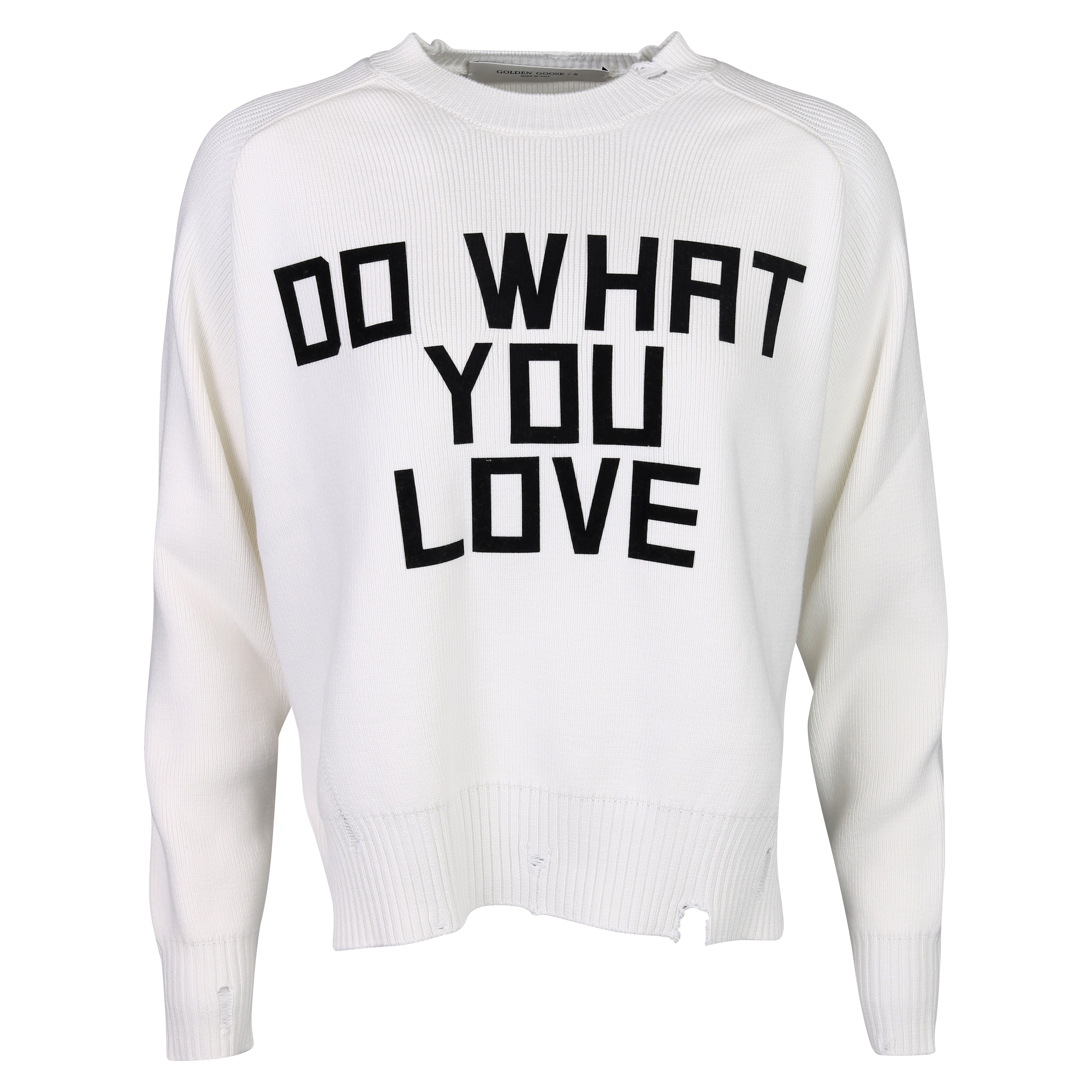 Golden Goose Journey Knit Sweater Off White L