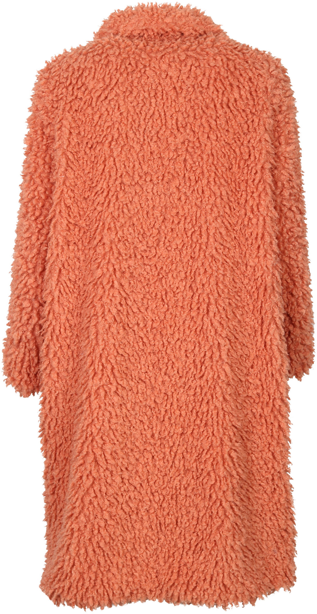 Stand Studio Fake Fur Coat Taylor Coral