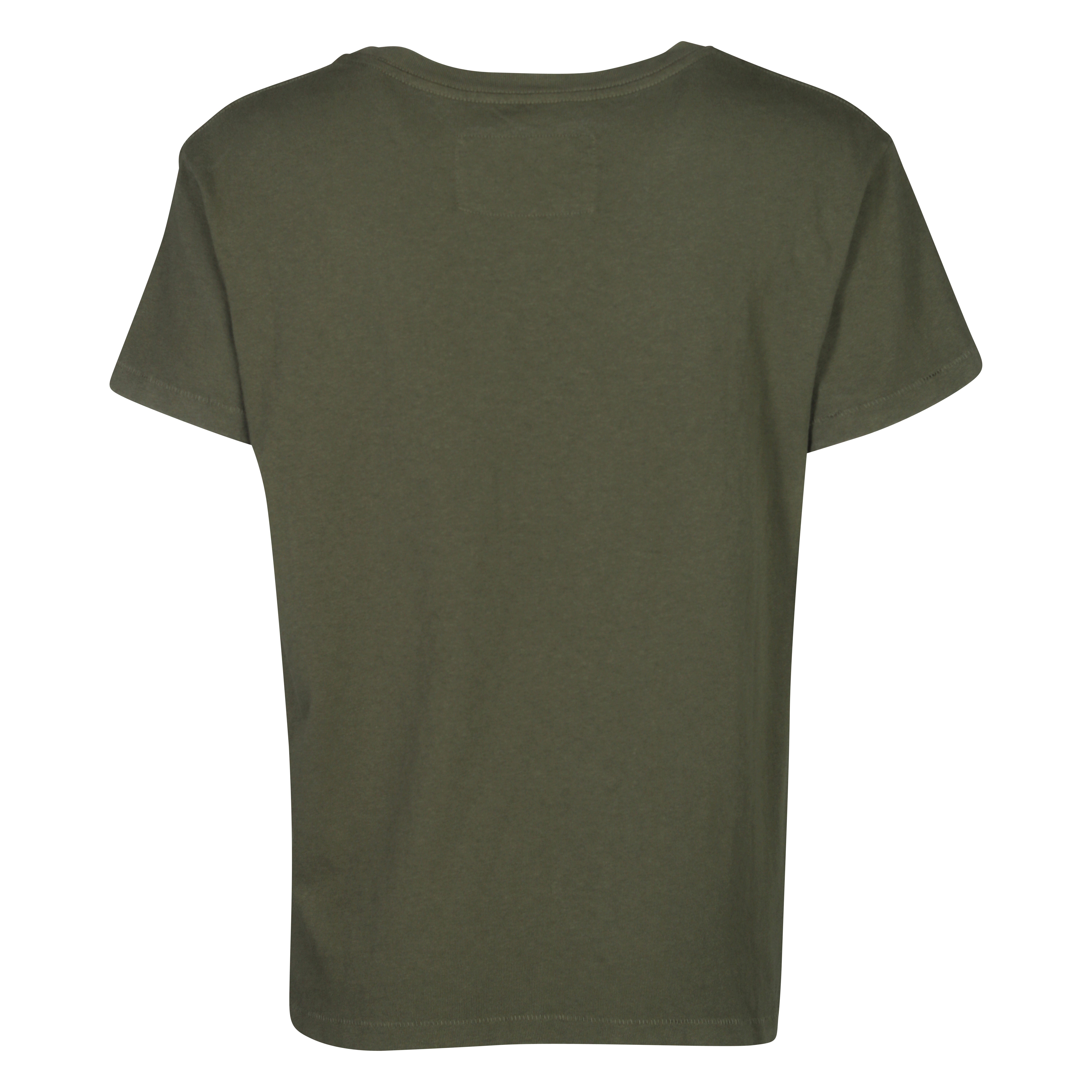 Nili Lotan Brady T-Shirt in Uniform Green L